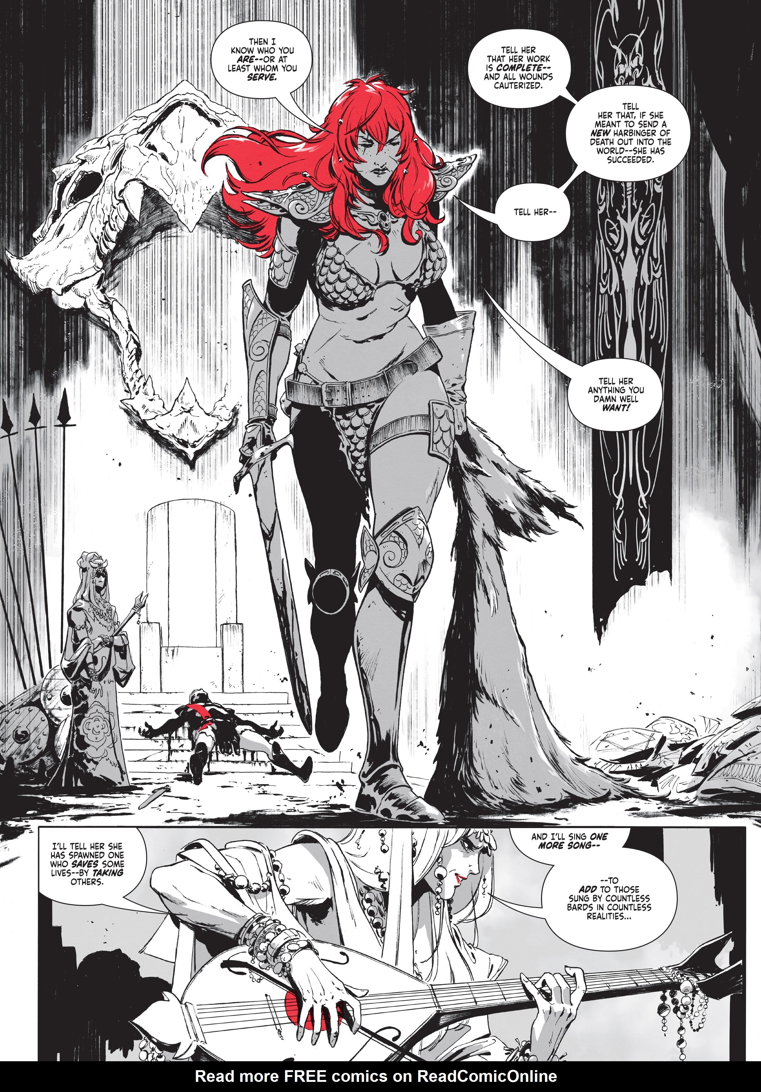 Read online Red Sonja: Ballad of the Red Goddess comic -  Issue # TPB - 50