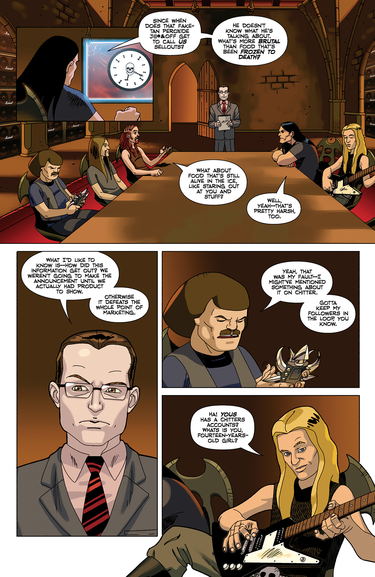 Read online Dethklok comic -  Issue #1 - 5