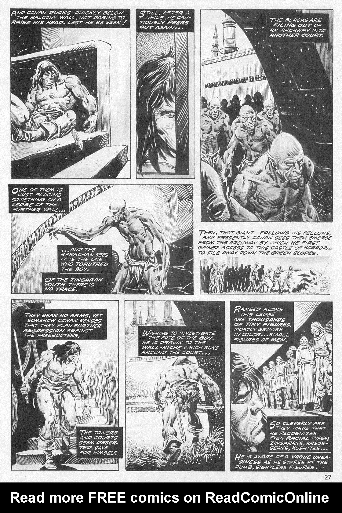 Read online The Savage Sword Of Conan comic -  Issue #22 - 27