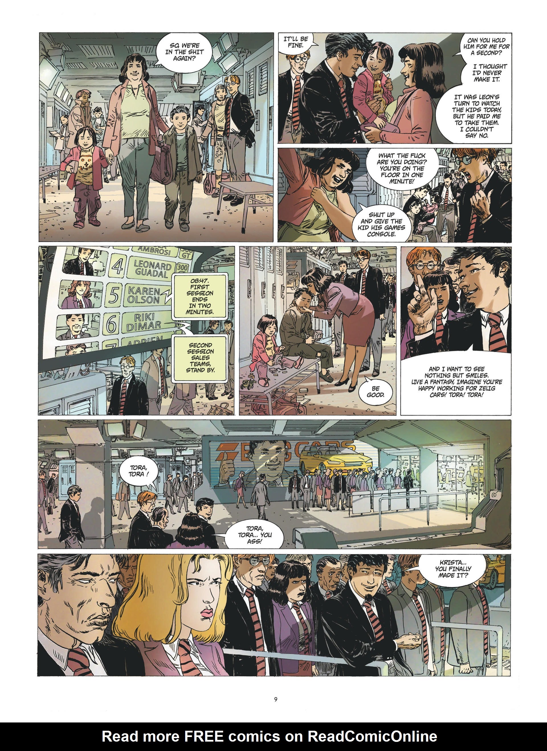 Read online Human Stock Exchange comic -  Issue #1 - 9