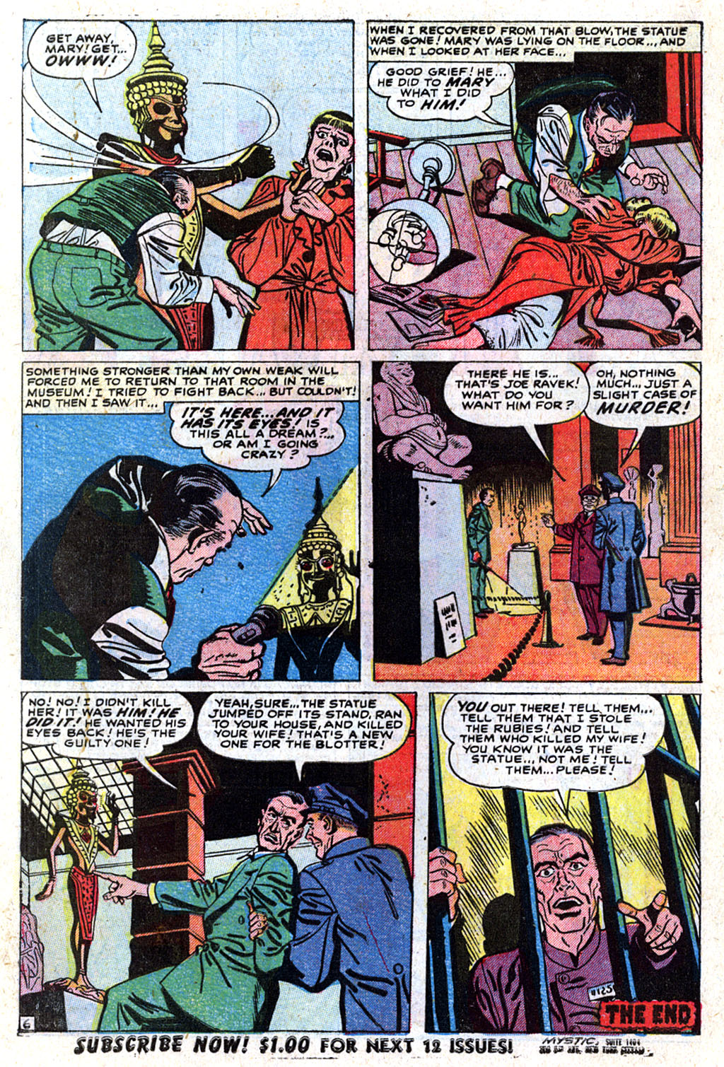 Read online Mystic (1951) comic -  Issue #3 - 32