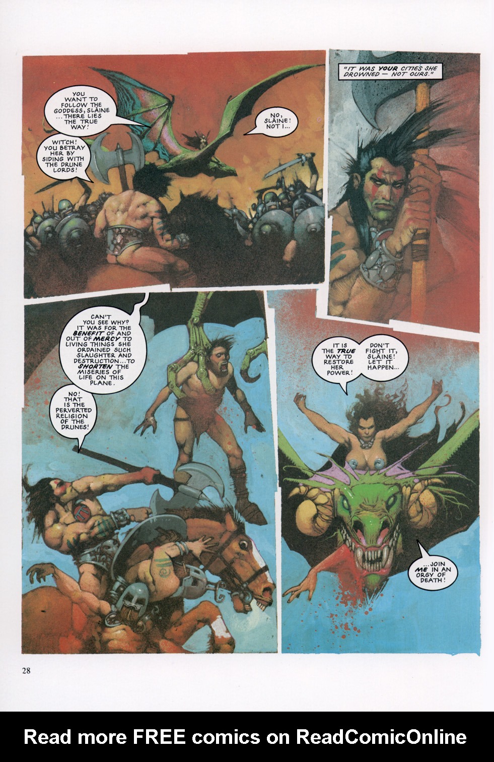 Read online Slaine: The Horned God (1993) comic -  Issue #5 - 29
