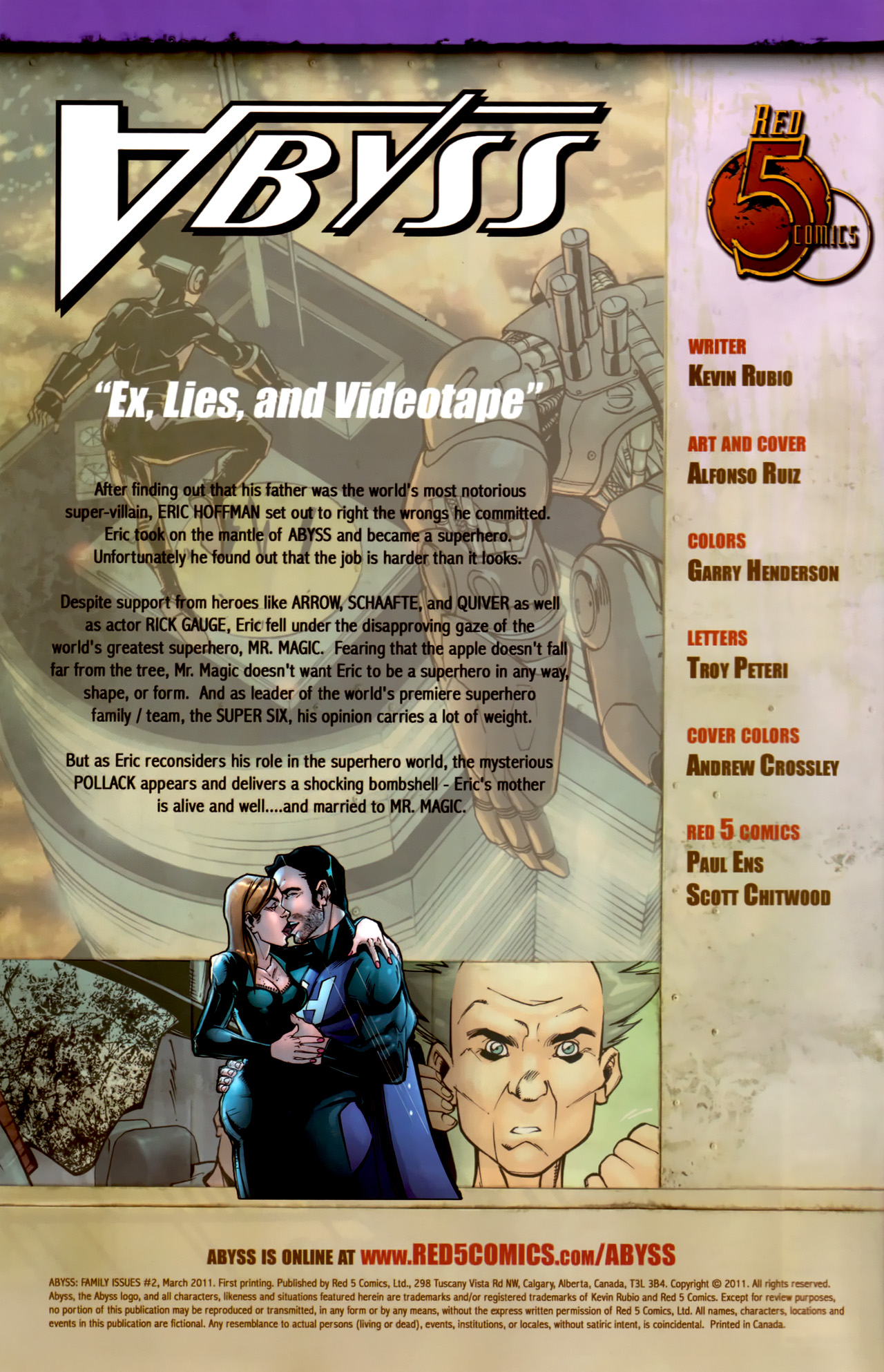 Read online Abyss: Family Issues comic -  Issue #2 - 2