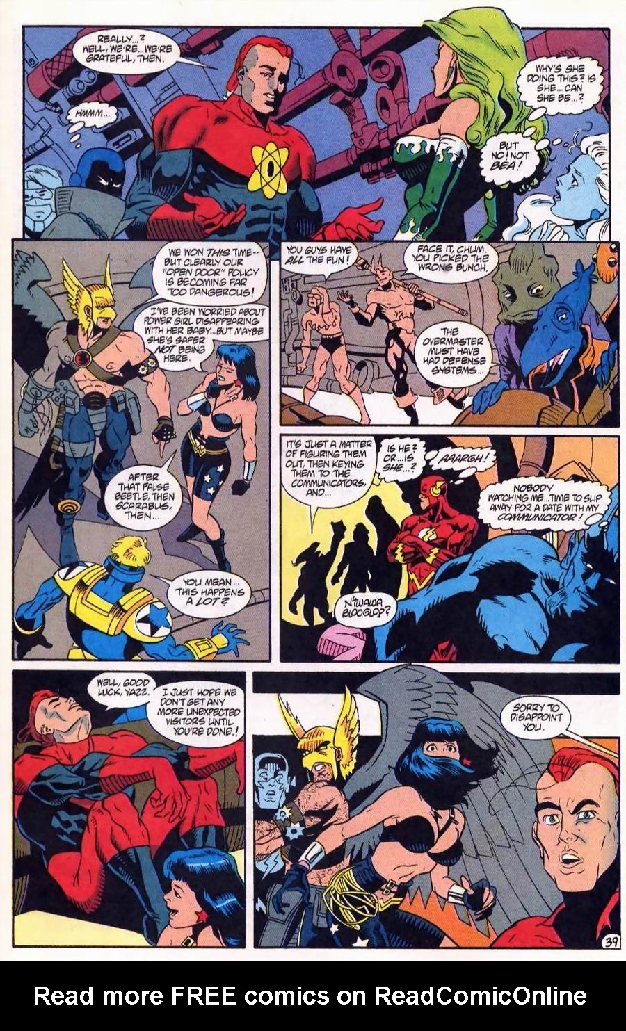 Read online Justice League America comic -  Issue #100 - 43