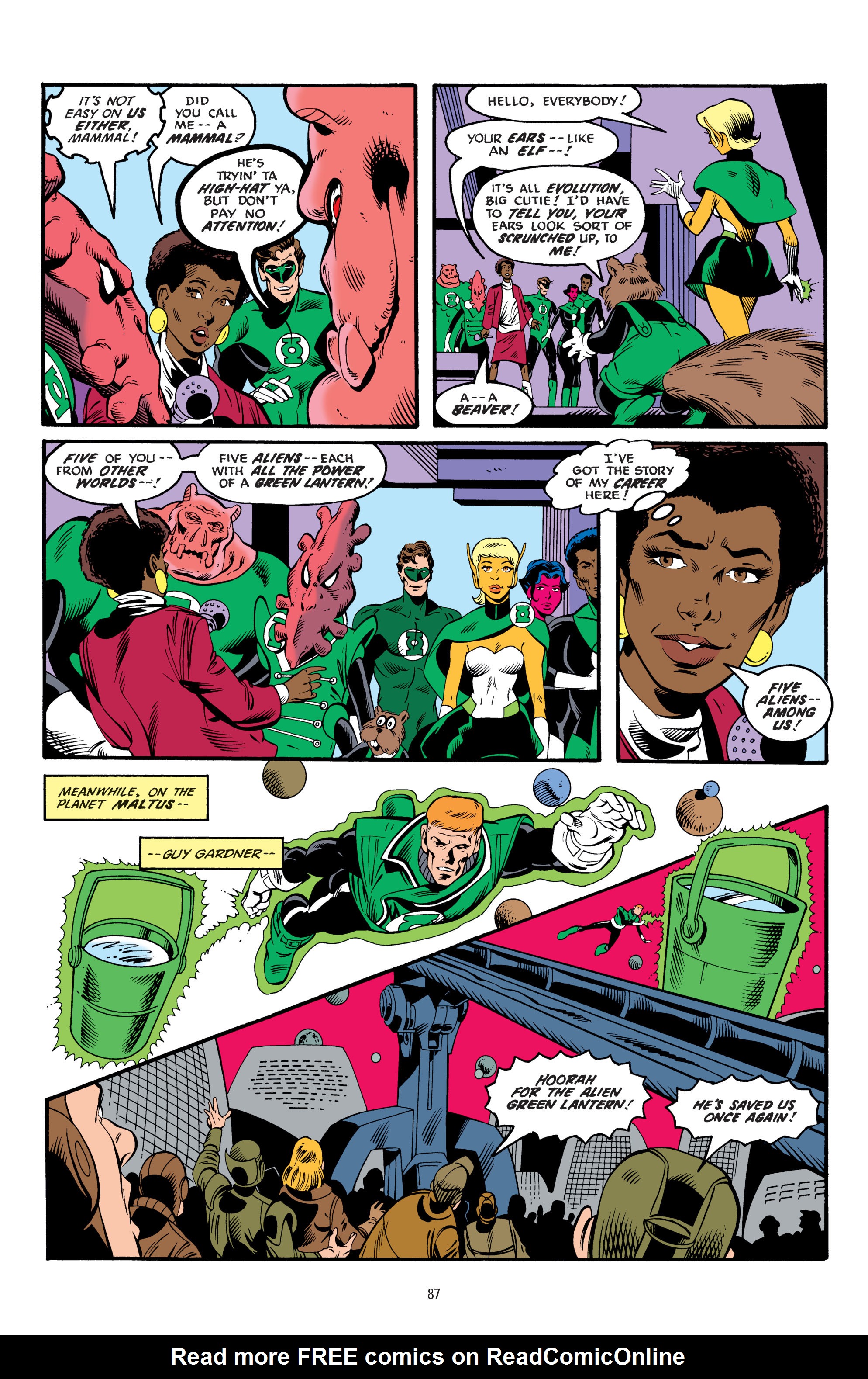 Read online Tales of the Green Lantern Corps comic -  Issue # _TPB 3 - 88