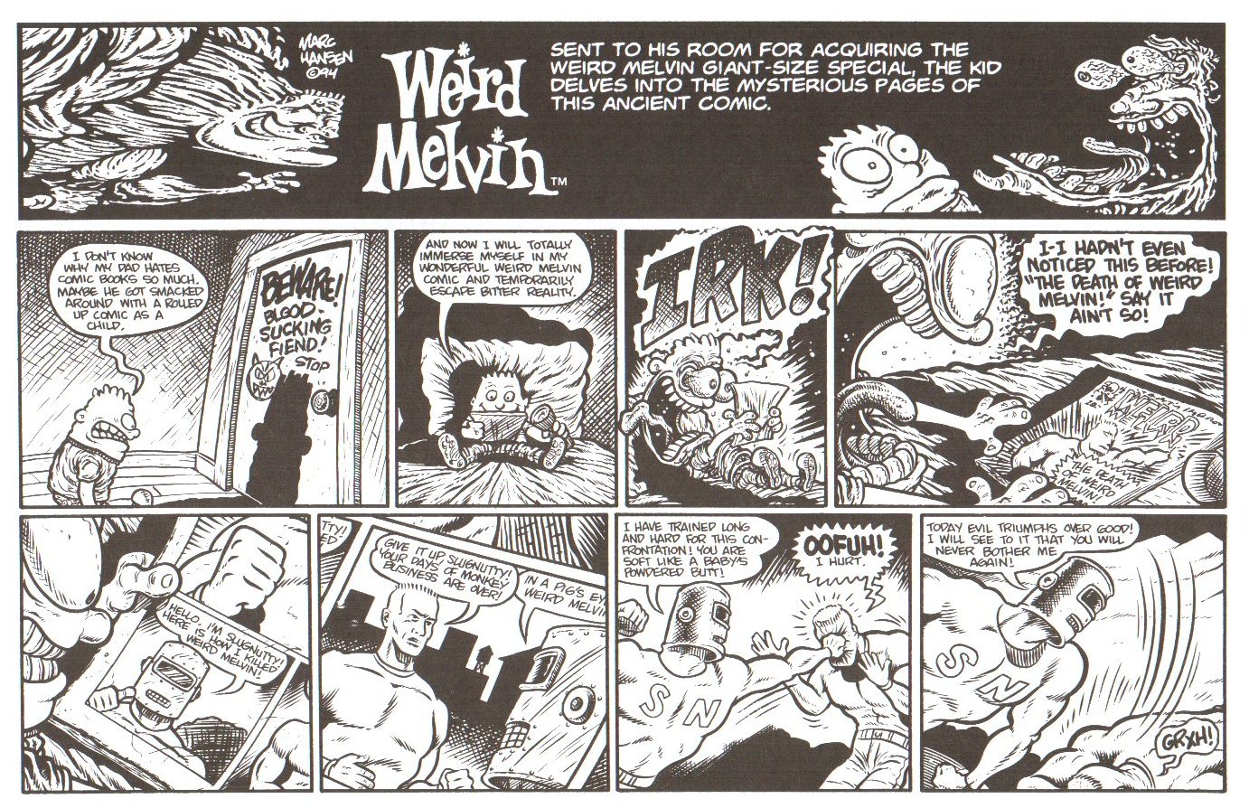 Read online Weird Melvin comic -  Issue #1 - 33