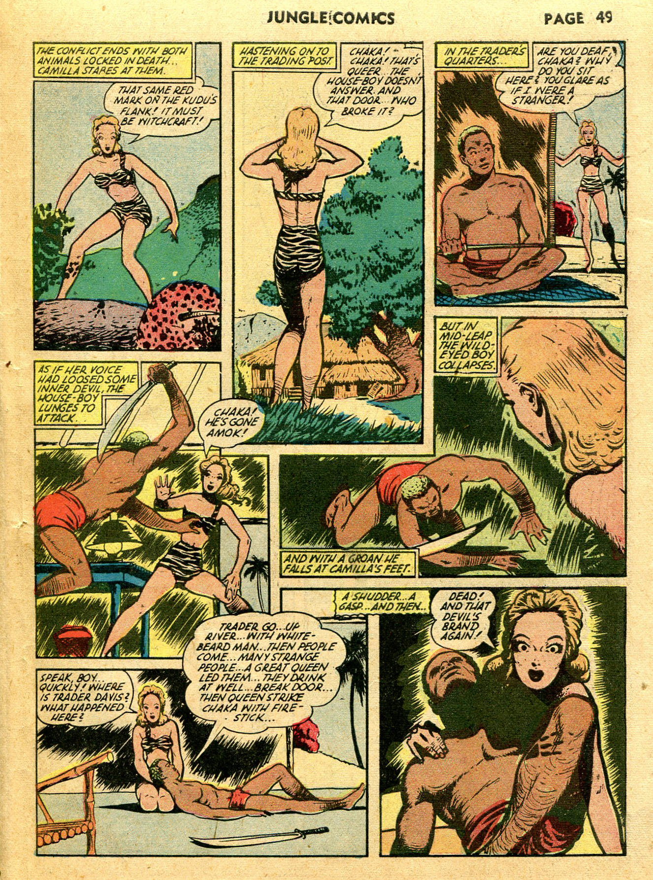 Read online Jungle Comics comic -  Issue #39 - 51