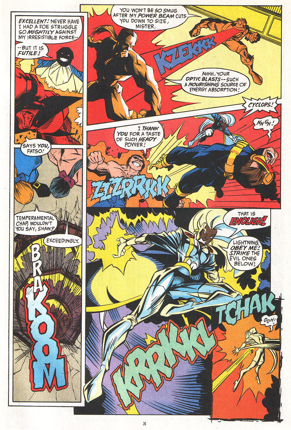 Read online X-Men Adventures (1995) comic -  Issue #10 - 22