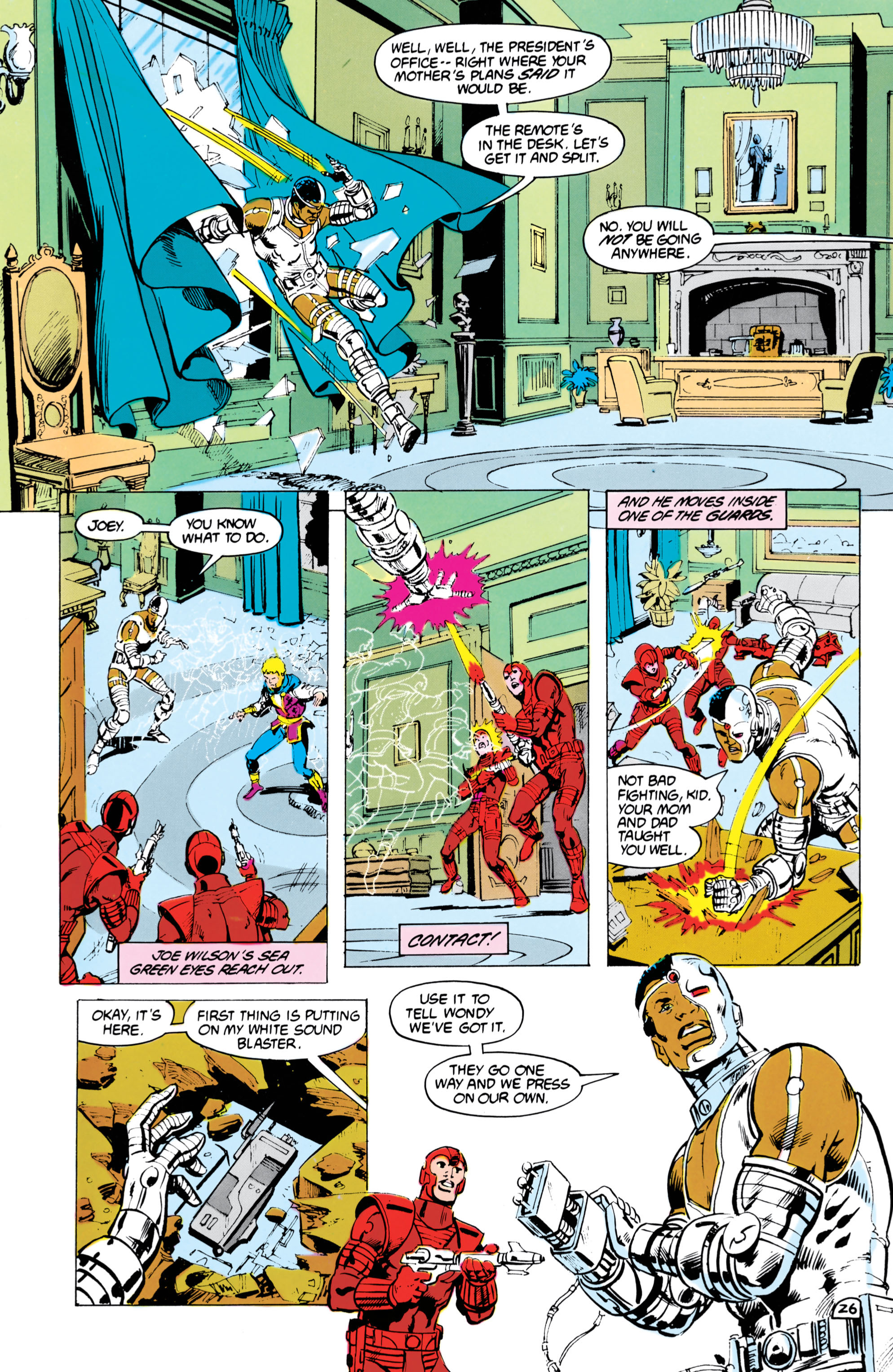 Read online The New Teen Titans (1984) comic -  Issue #26 - 27