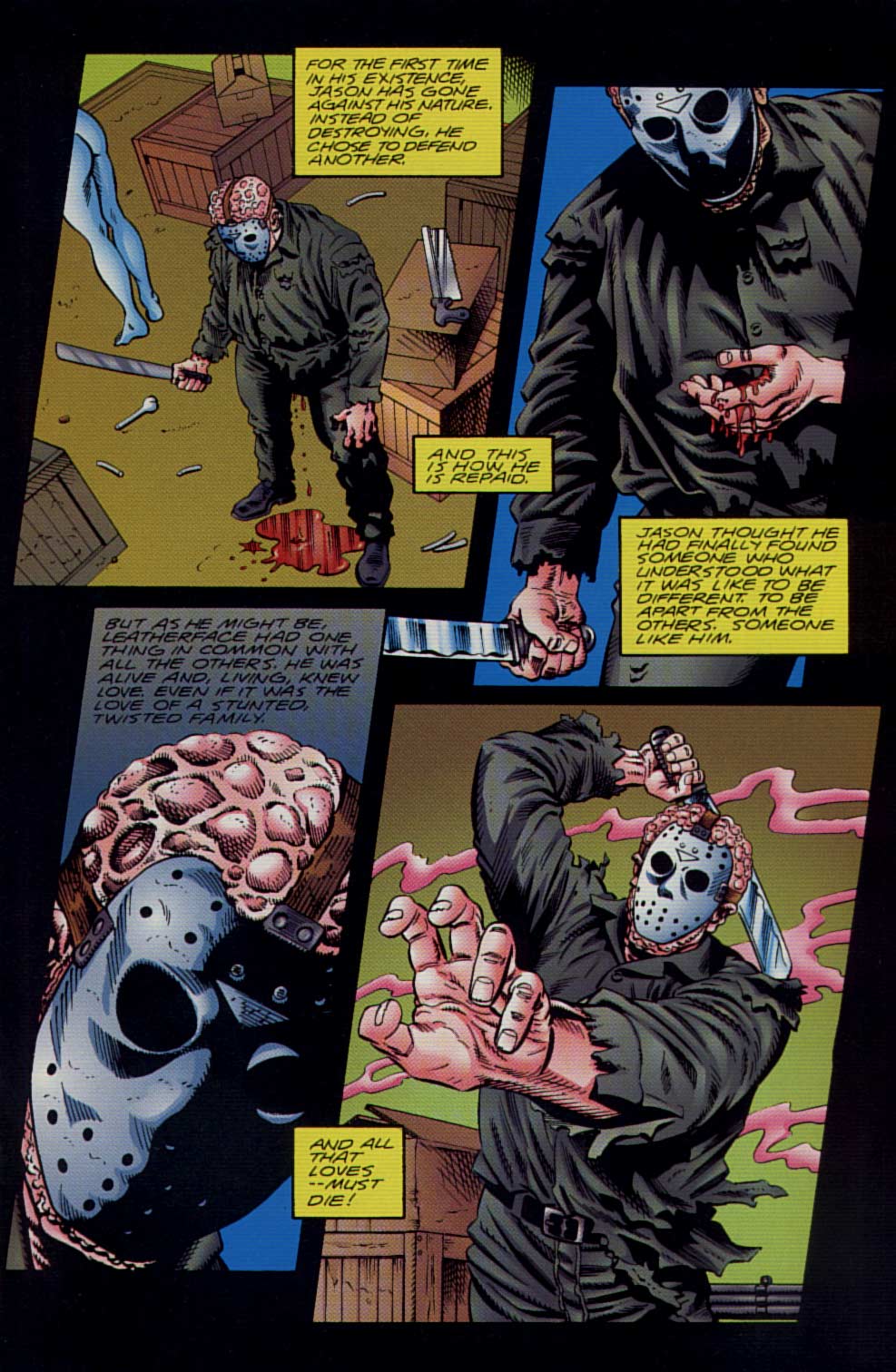 Read online Jason vs Leatherface comic -  Issue #3 - 12