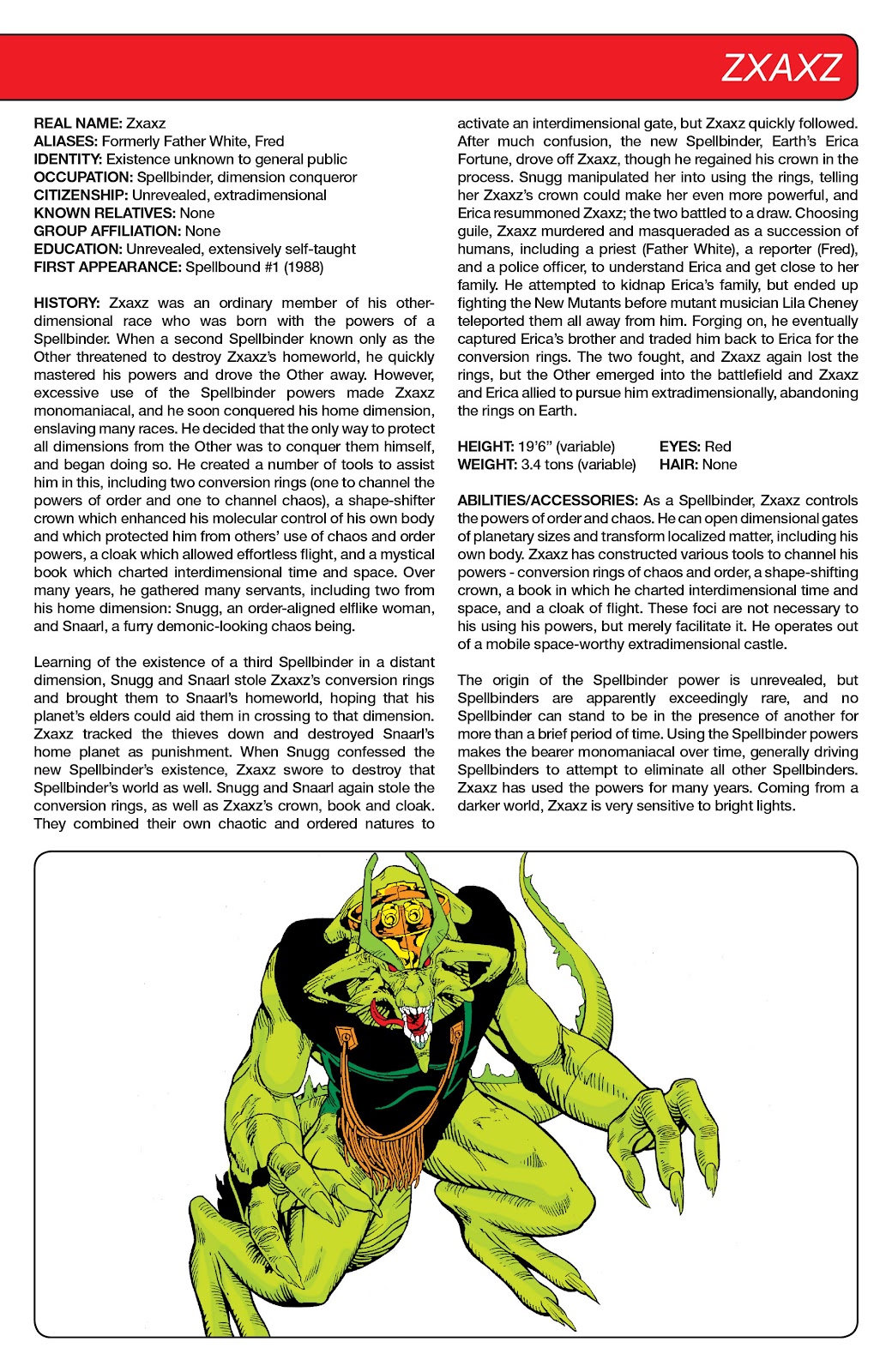 Marvel Legacy:  The 1980's Handbook issue Full - Page 61