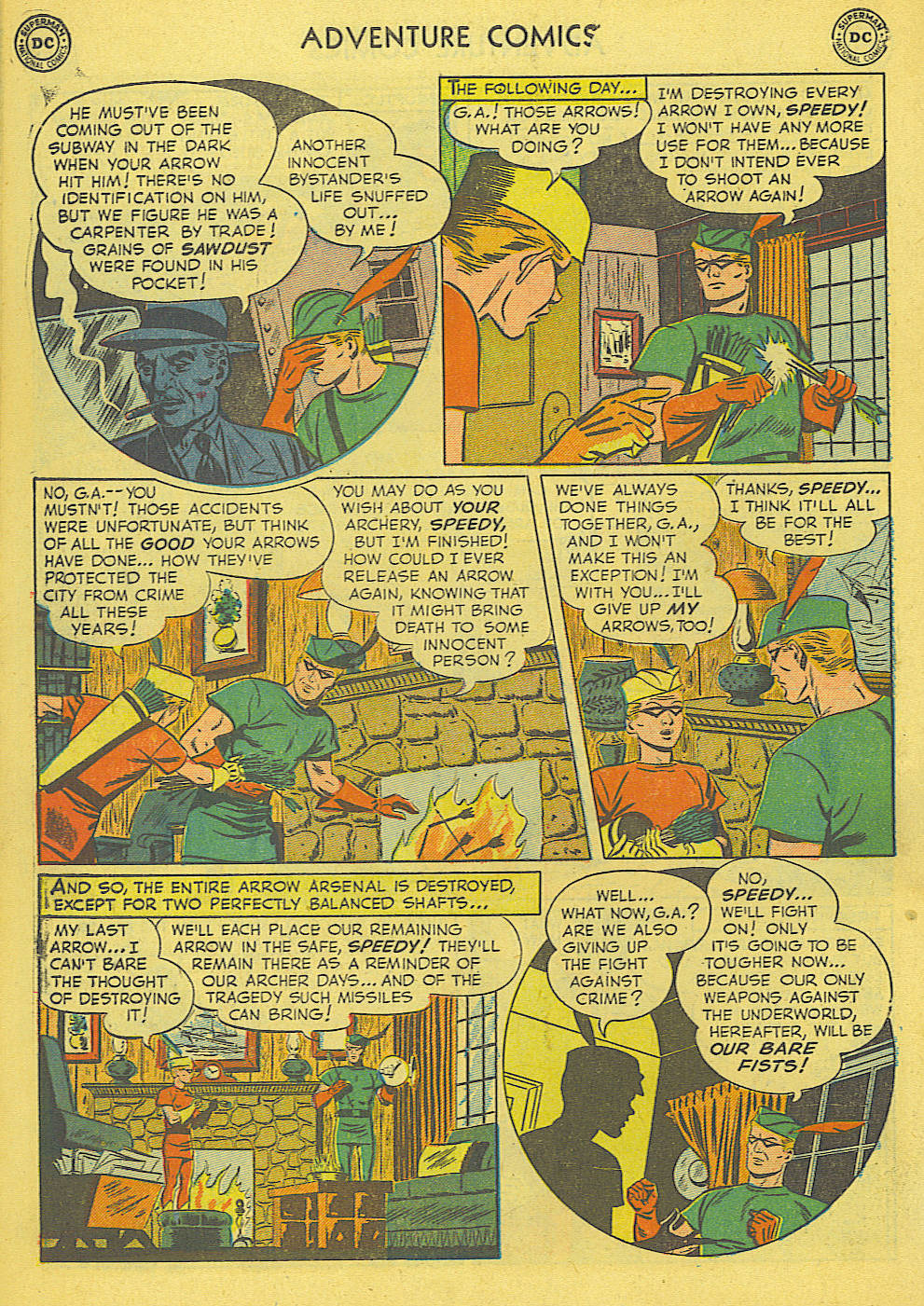 Read online Adventure Comics (1938) comic -  Issue #165 - 34