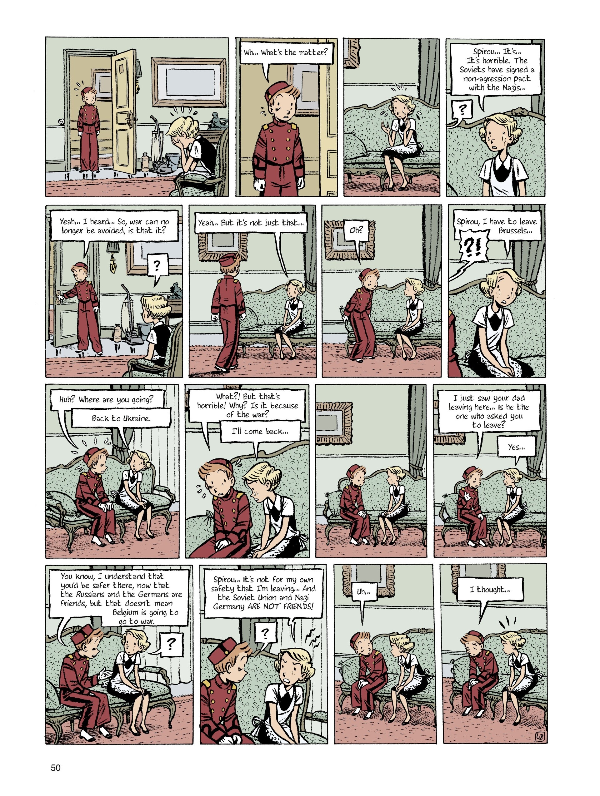 Read online Spirou: The Diary of a Naive Young Man comic -  Issue # TPB - 50
