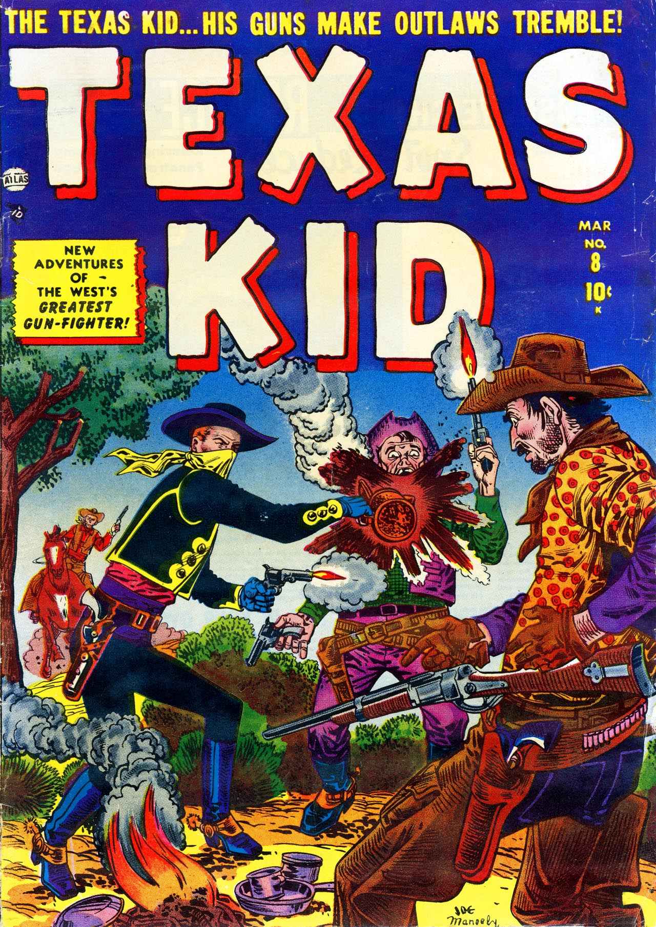 Read online Texas Kid comic -  Issue #8 - 1