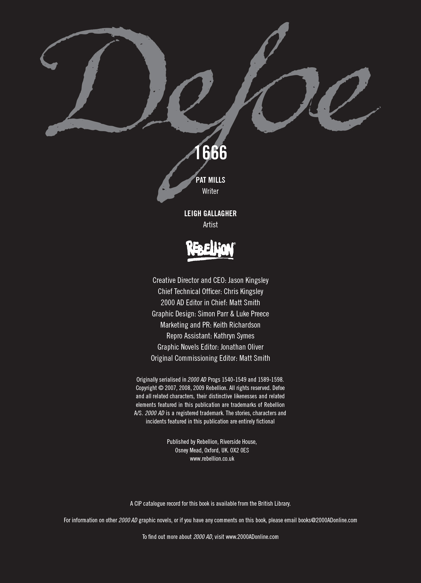 Read online Defoe comic -  Issue # TPB 1 - 4