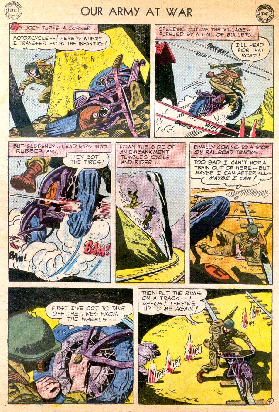 Read online Our Army at War (1952) comic -  Issue #45 - 21