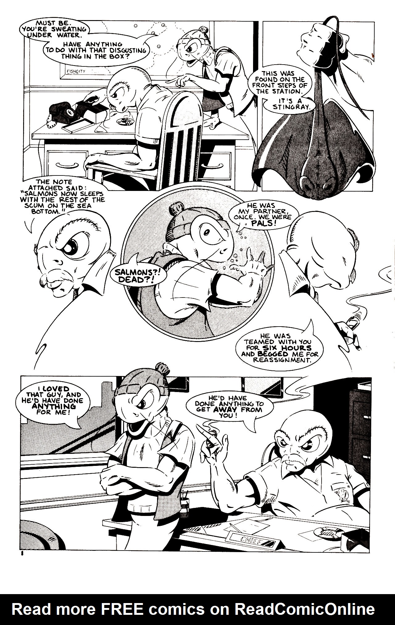 Read online The Fish Police comic -  Issue #6 - 11
