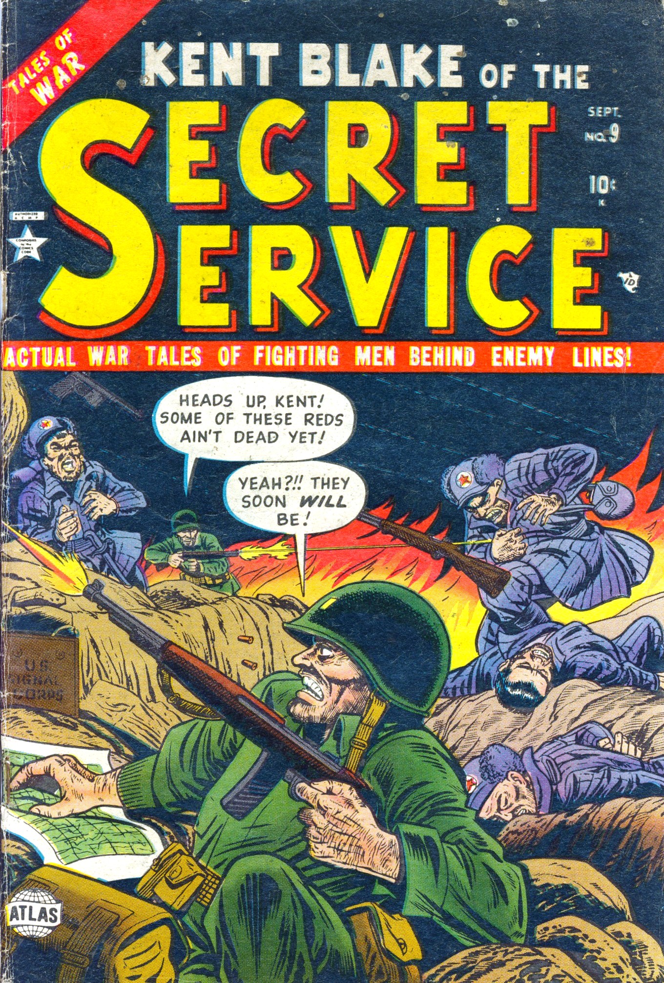 Read online Kent Blake of the Secret Service comic -  Issue #9 - 1