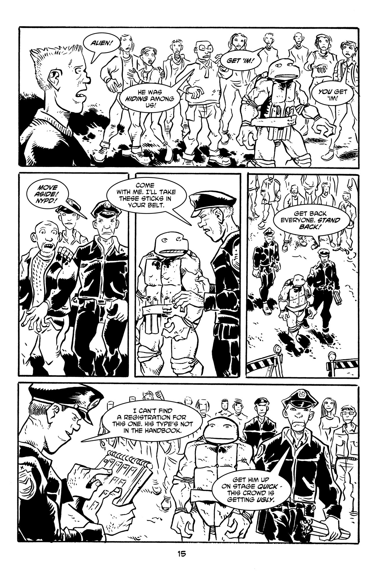 Read online Michelangelo The Third Kind comic -  Issue #1 - 16