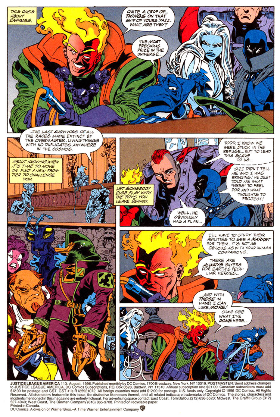 Read online Justice League America comic -  Issue #113 - 2