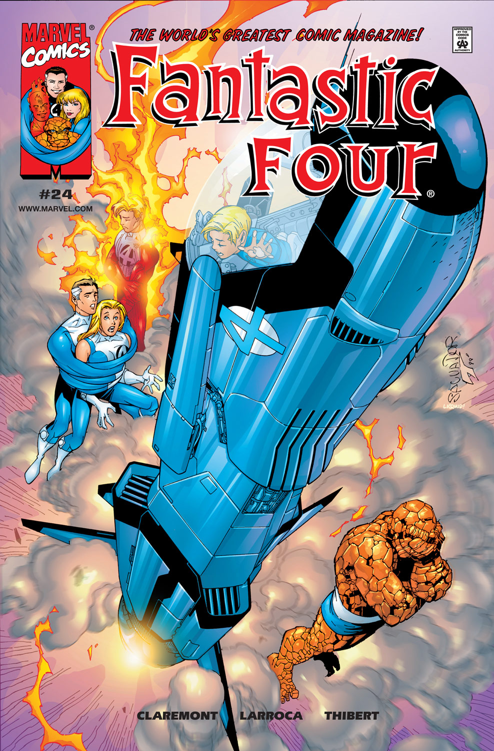 Read online Fantastic Four (1998) comic -  Issue #24 - 1