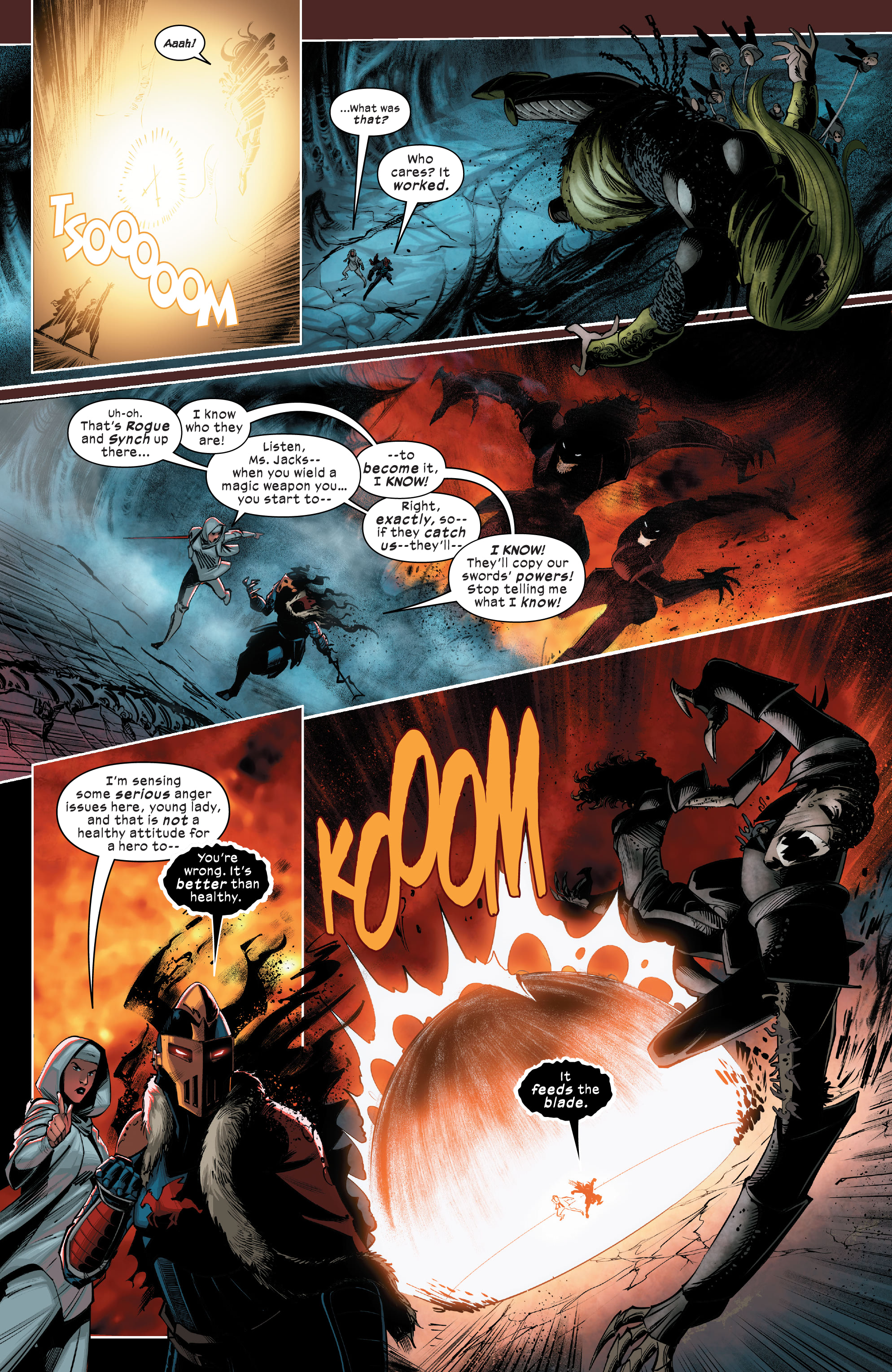 Read online Death of Doctor Strange: One-Shots comic -  Issue # X-Men - Black Knight - 18
