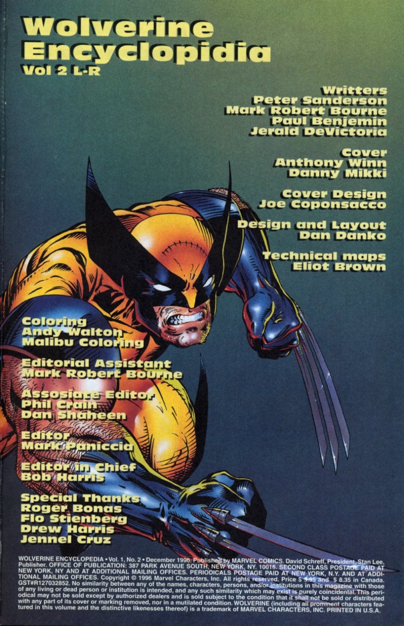 Read online Wolverine Encyclopedia comic -  Issue #2 - 3