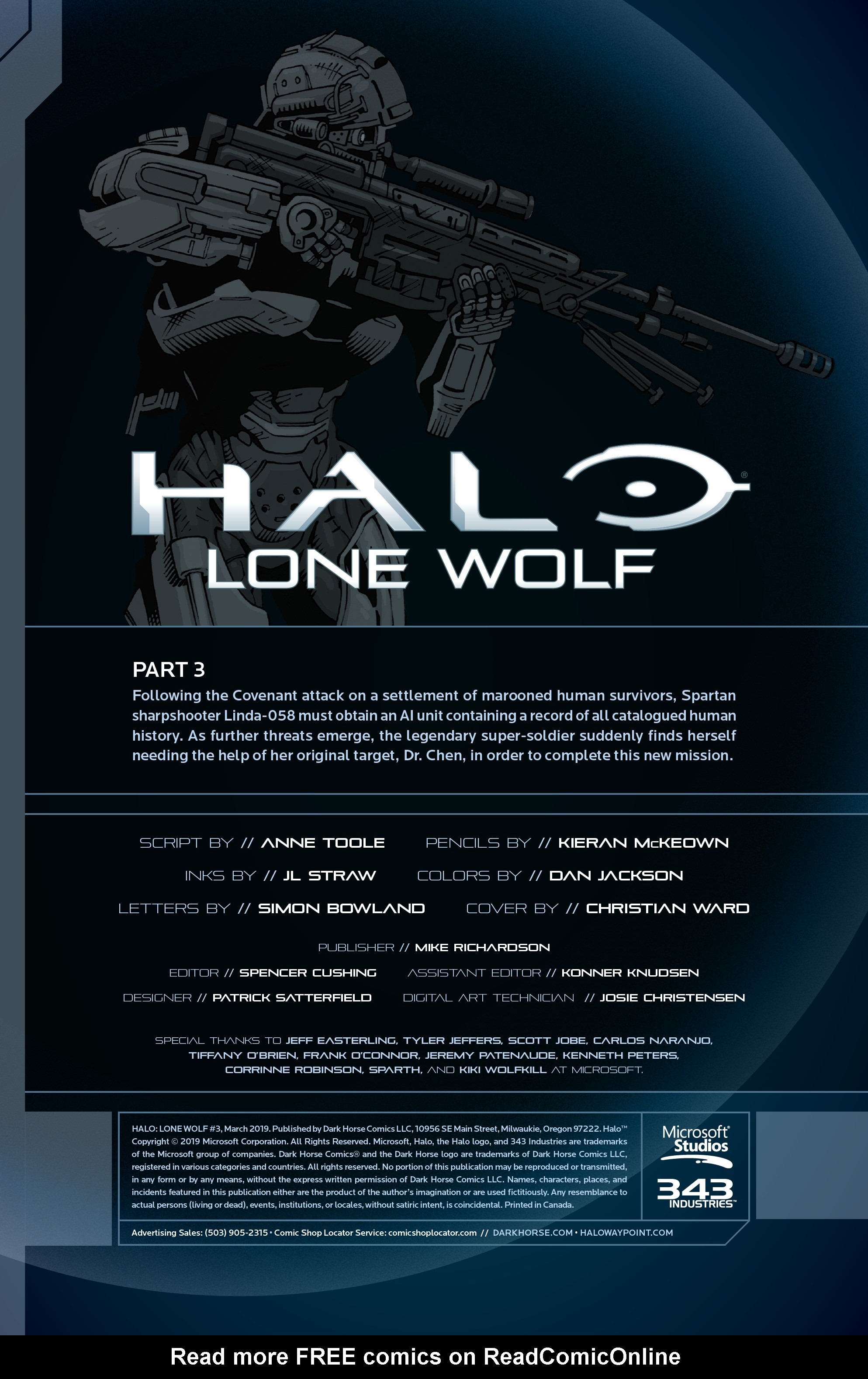 Read online Halo: Lone Wolf comic -  Issue #3 - 2