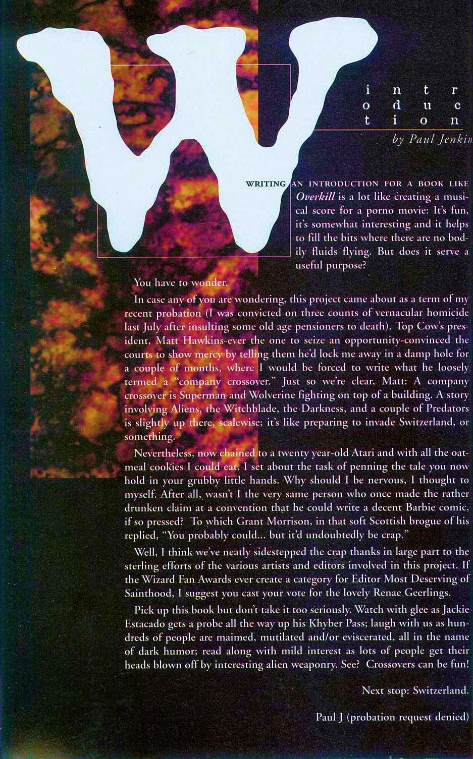 Read online Overkill: Witchblade/Aliens/Darkness/Predator comic -  Issue #2 - 4