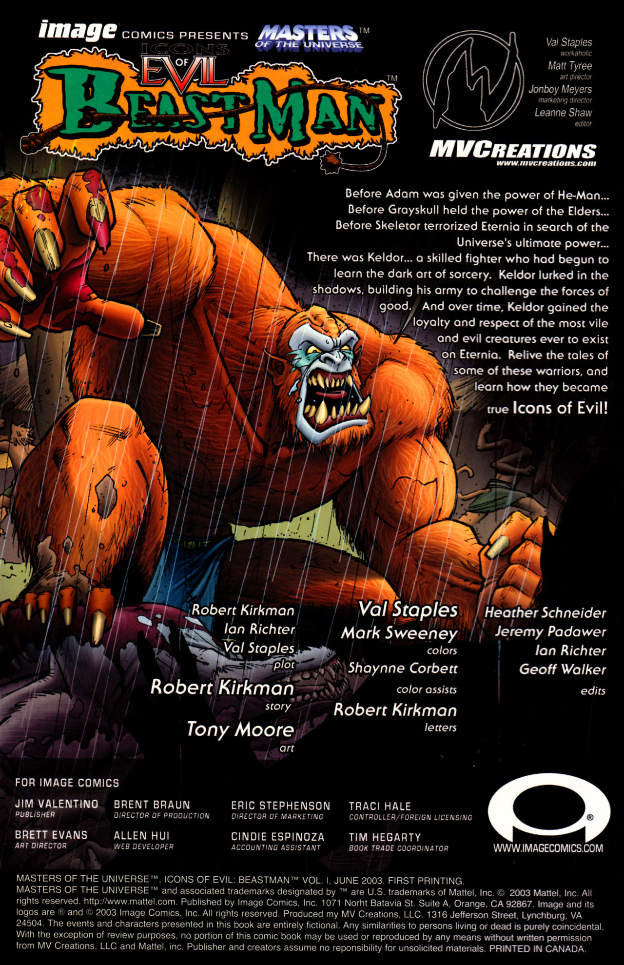 Read online Masters of the Universe: Icons of Evil comic -  Issue # Beastman - 2