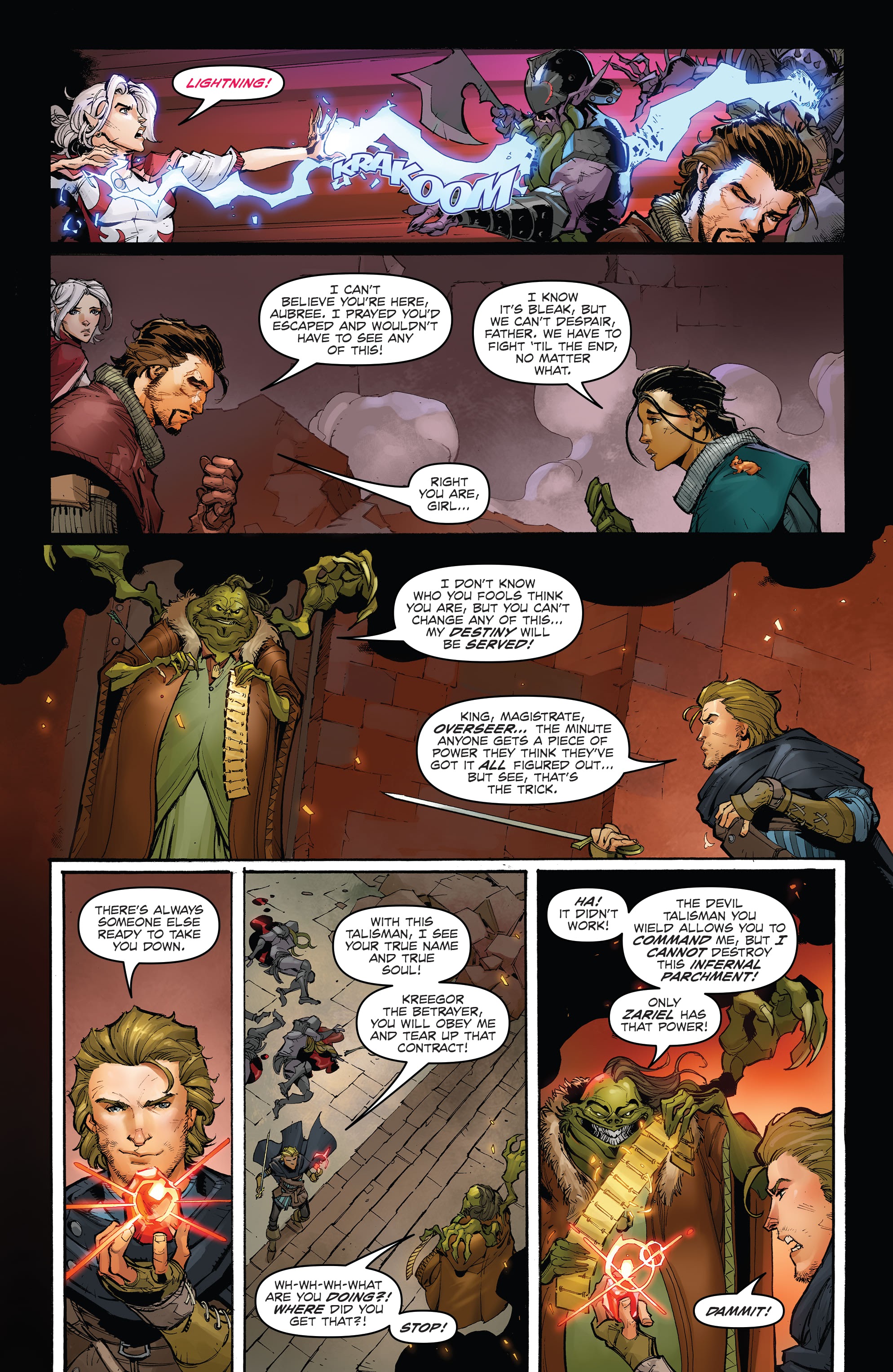 Read online Dungeons & Dragons: Infernal Tides comic -  Issue #5 - 11