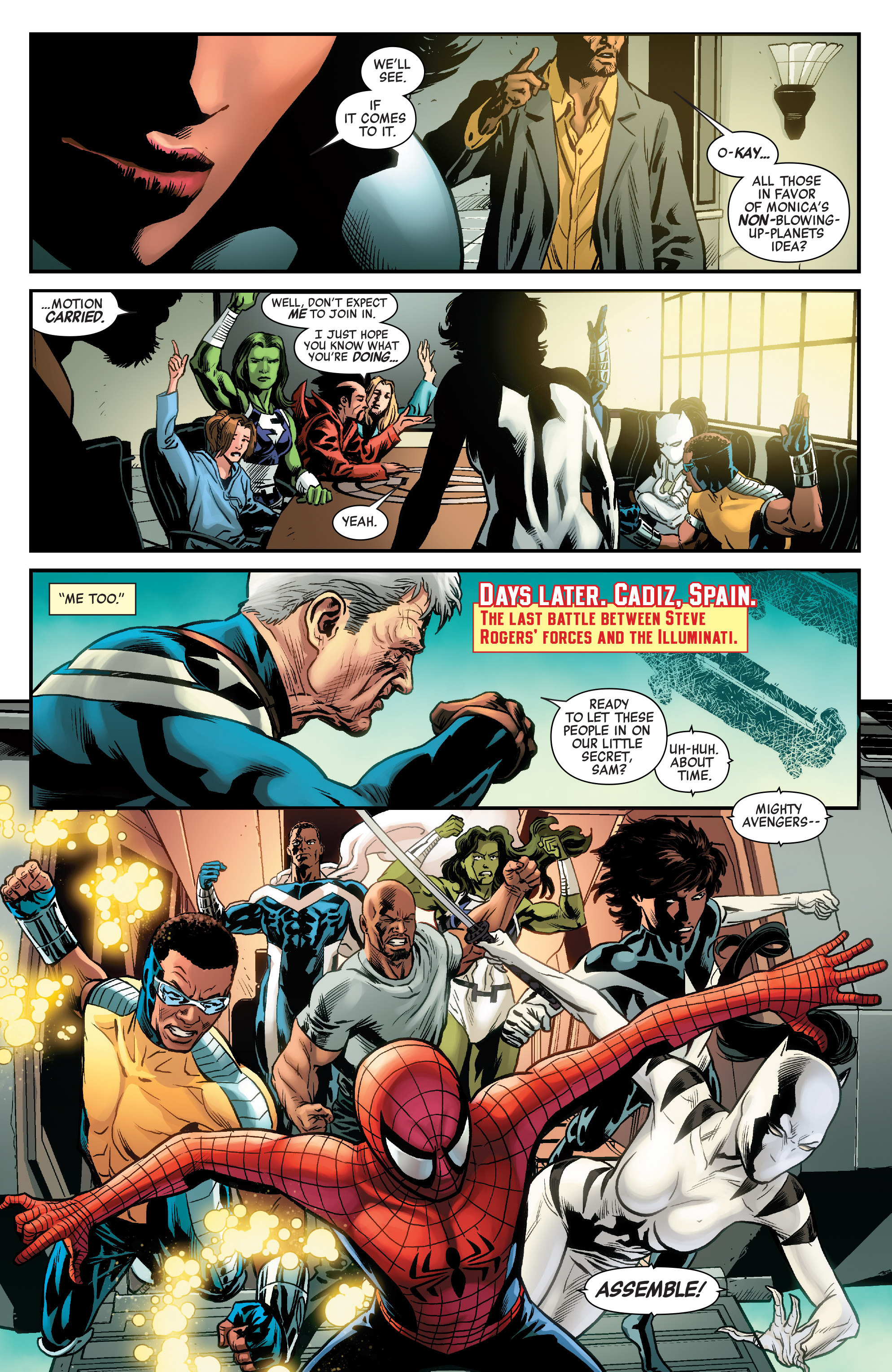 Read online Captain America and the Mighty Avengers comic -  Issue #8 - 16