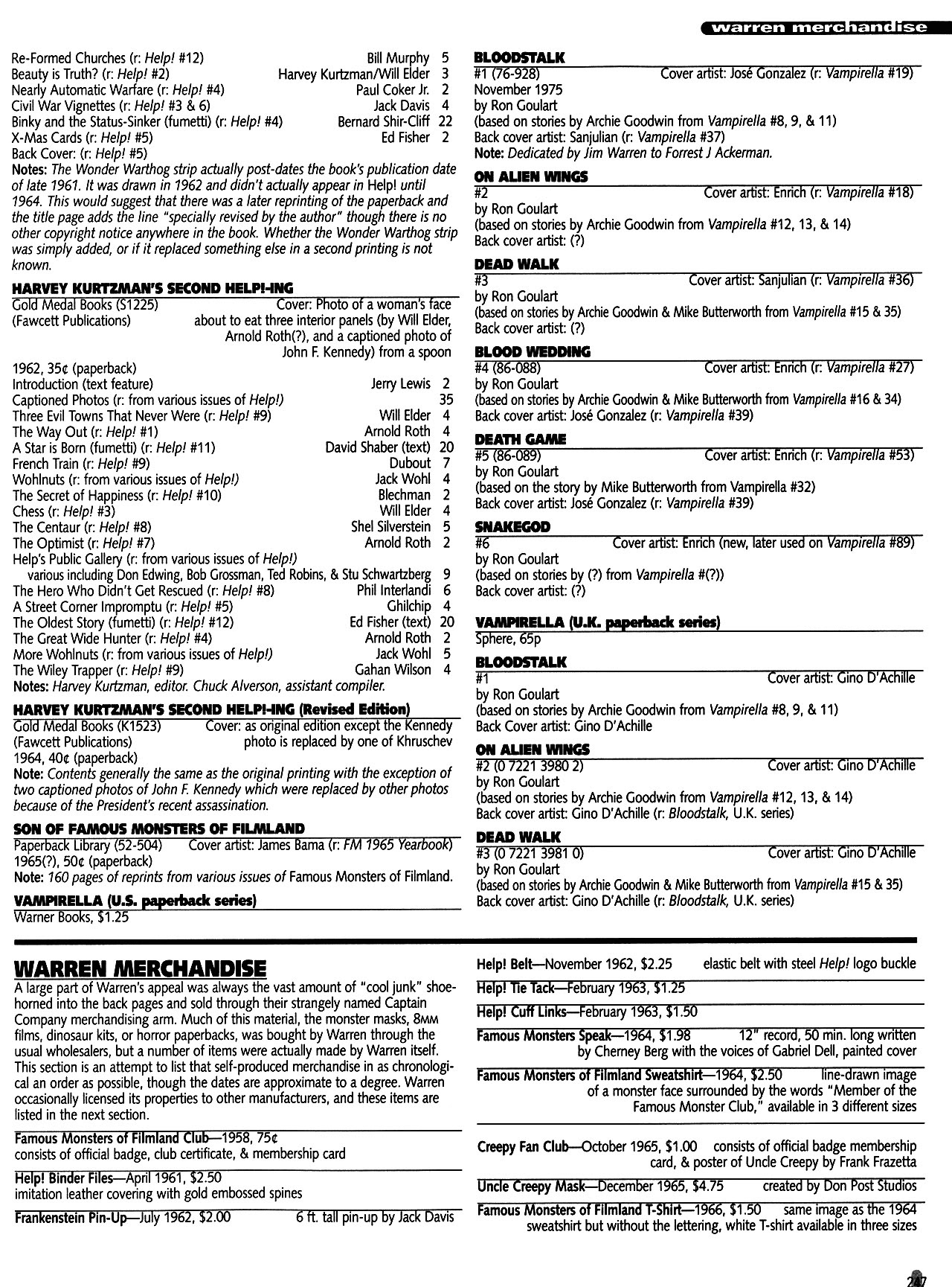 Read online Warren Companion comic -  Issue # TPB (Part 3) - 48