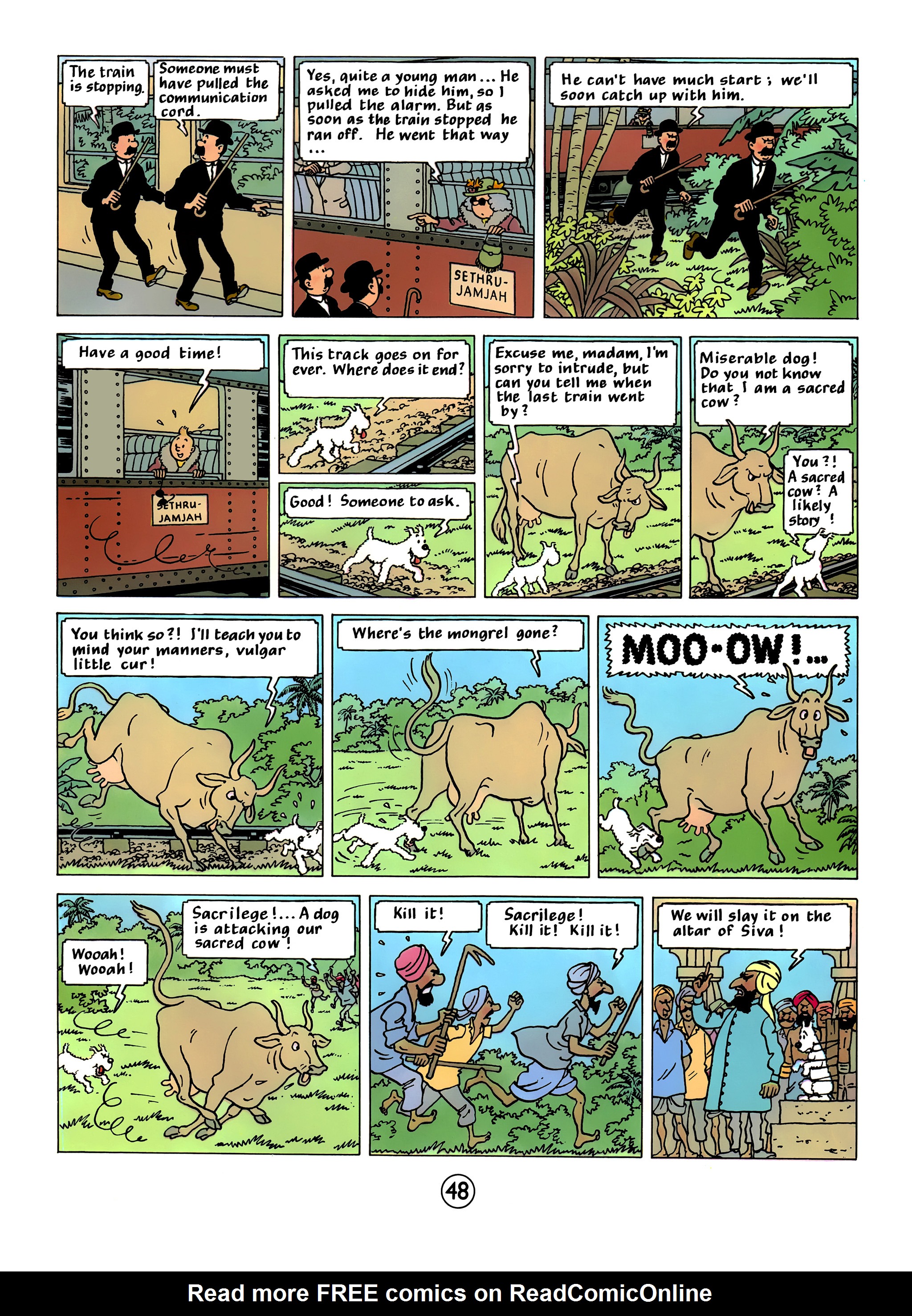 Read online The Adventures of Tintin comic -  Issue #4 - 51