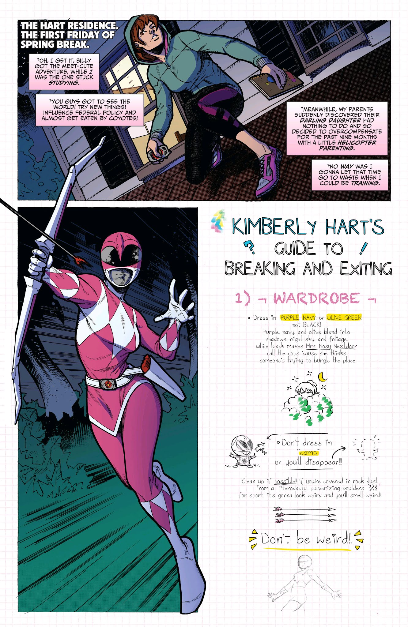 Read online Saban's Go Go Power Rangers: Back To School comic -  Issue # Full - 25