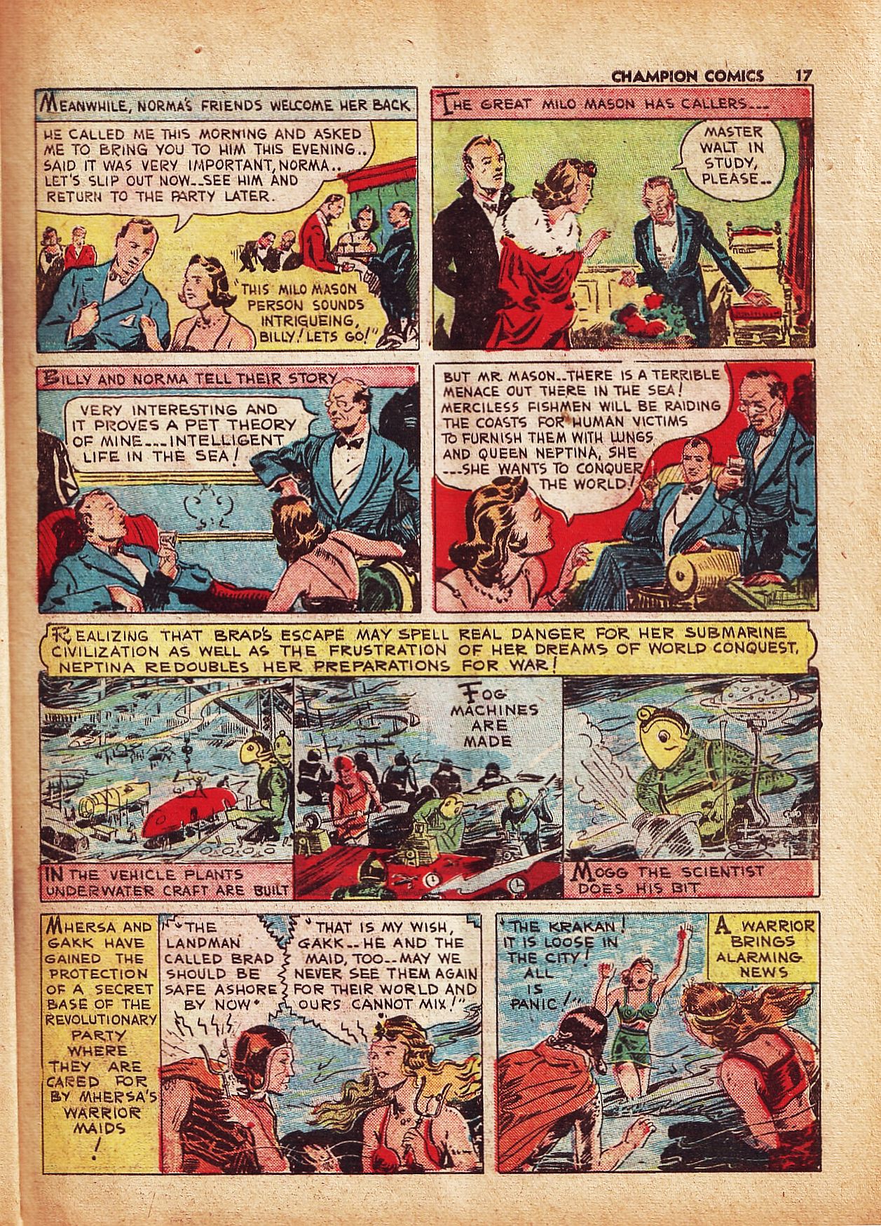 Read online Champion Comics comic -  Issue #5 - 19