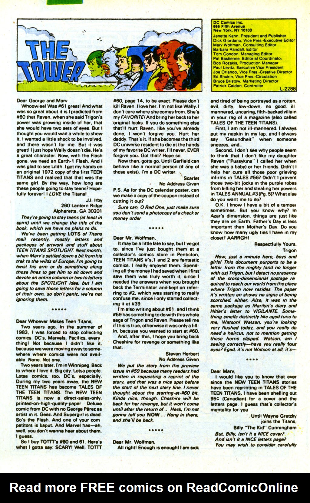 Read online Tales of the Teen Titans comic -  Issue #65 - 26