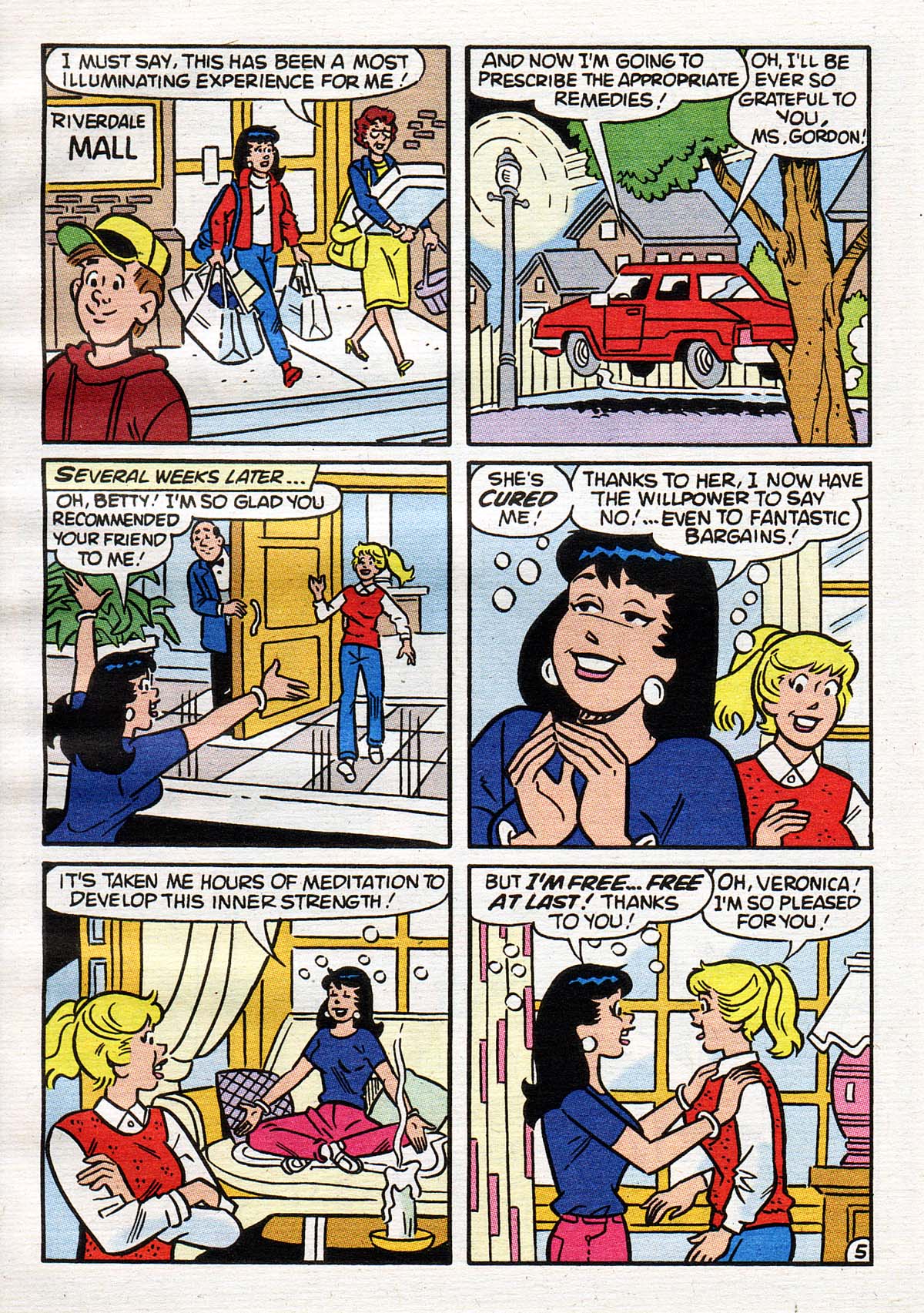 Read online Betty and Veronica Digest Magazine comic -  Issue #128 - 6
