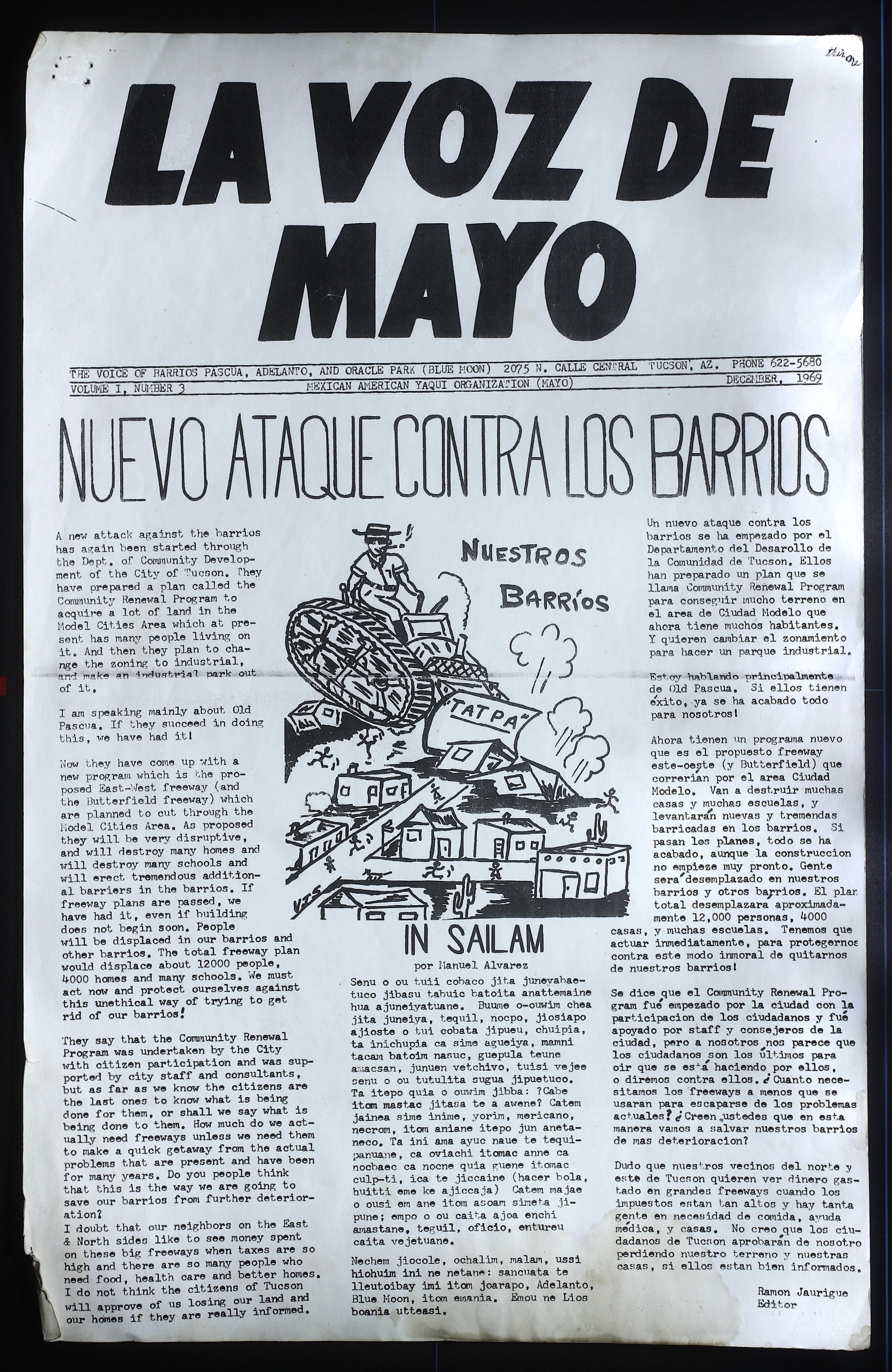 Read online La Voz De M.A.Y.O.: Tata Rambo comic -  Issue # TPB 1 - 103