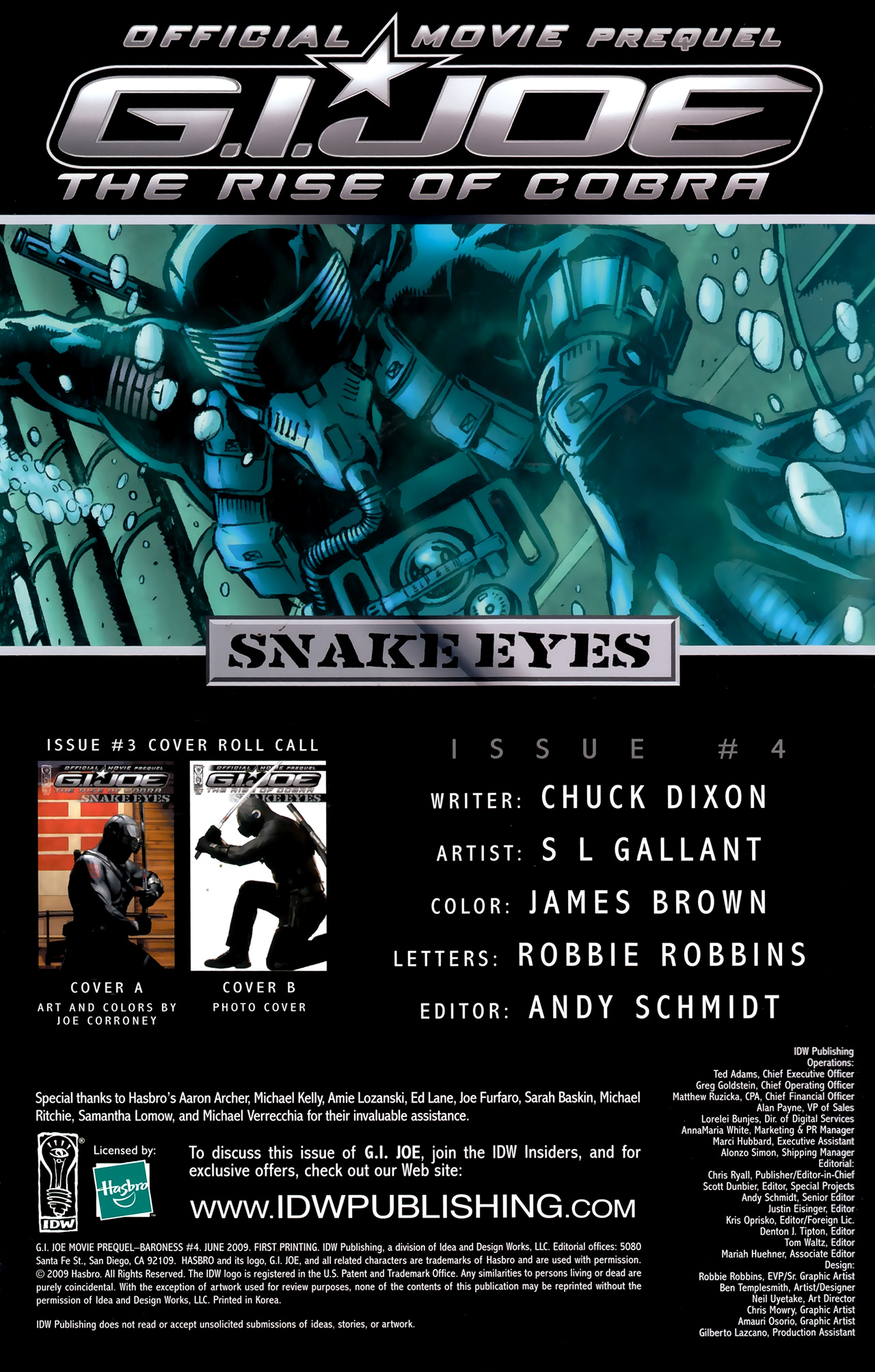 Read online G.I. Joe Movie Prequel comic -  Issue #4 - 3