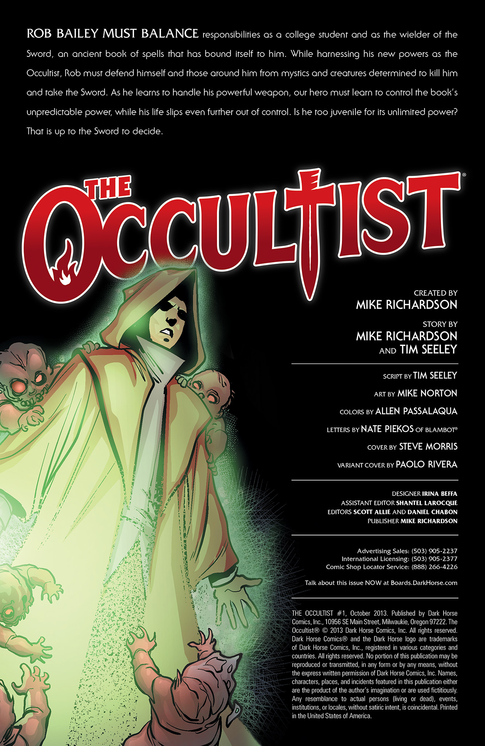 Read online The Occultist comic -  Issue #1 - 2