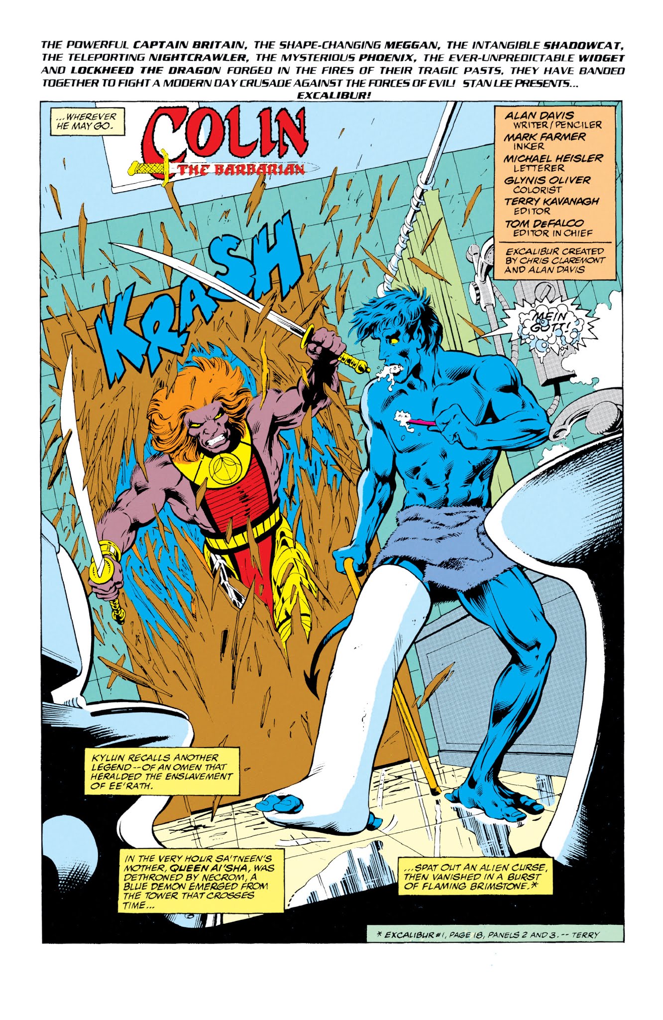 Read online Excalibur Visionaries: Alan Davis comic -  Issue # TPB 1 (Part 1) - 100