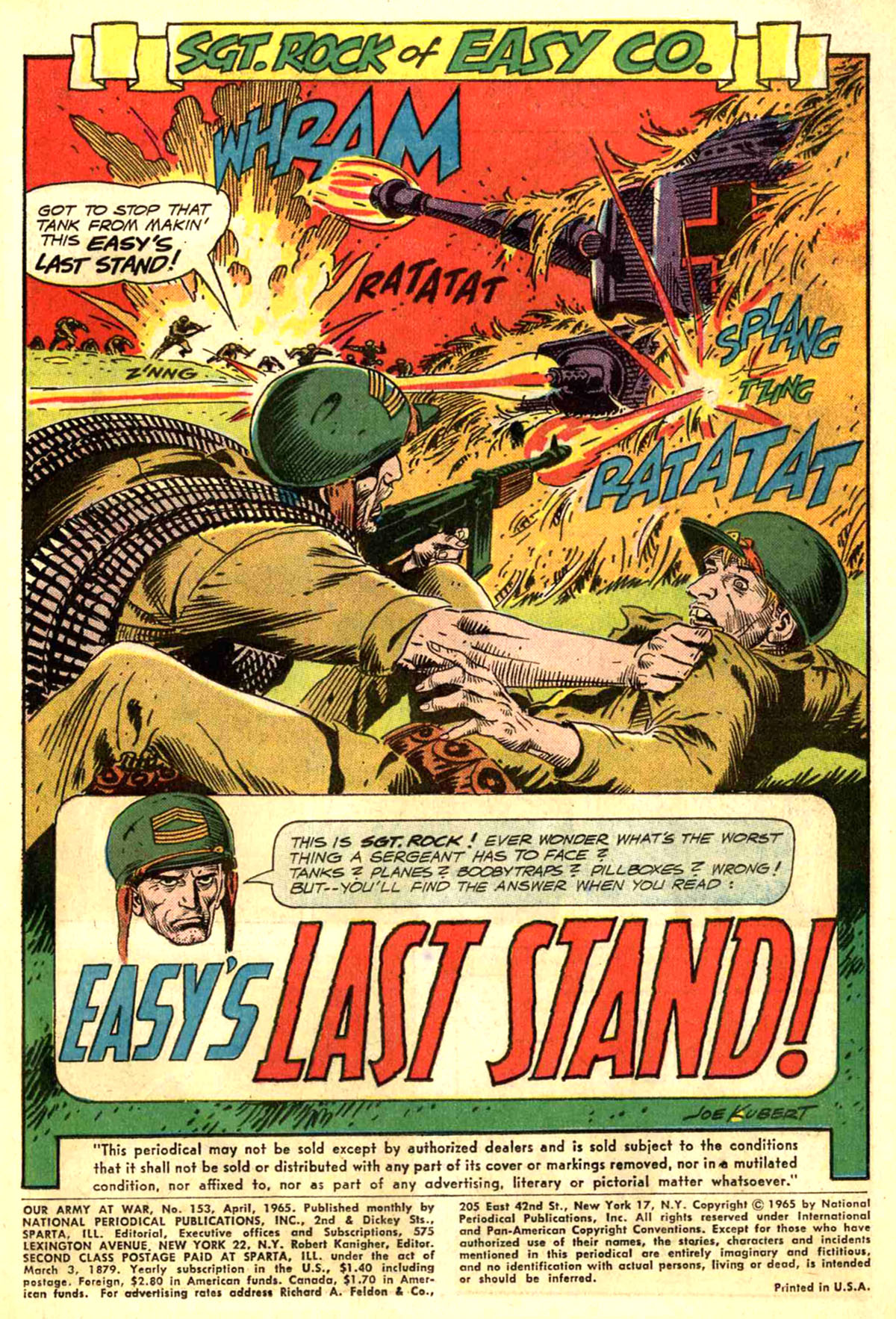 Read online Our Army at War (1952) comic -  Issue #153 - 3