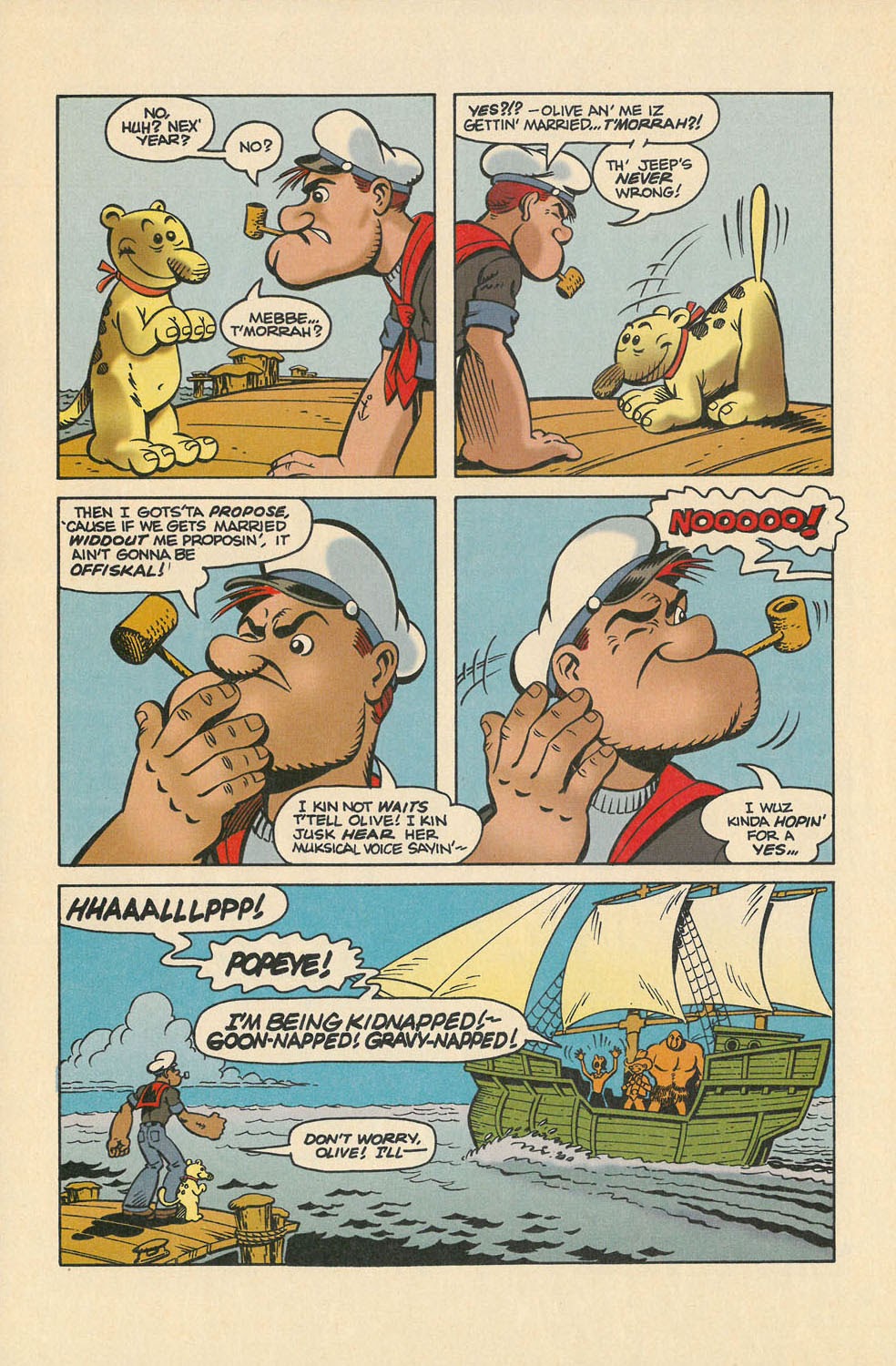 Read online The Wedding of Popeye & Olive comic -  Issue # Full - 10