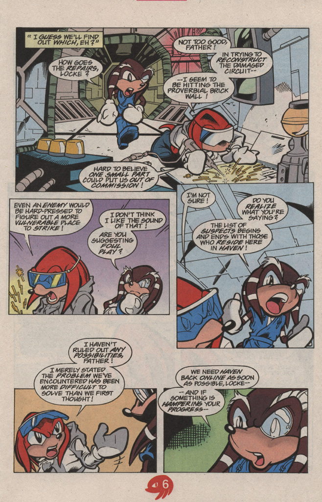 Read online Knuckles the Echidna comic -  Issue #18 - 11