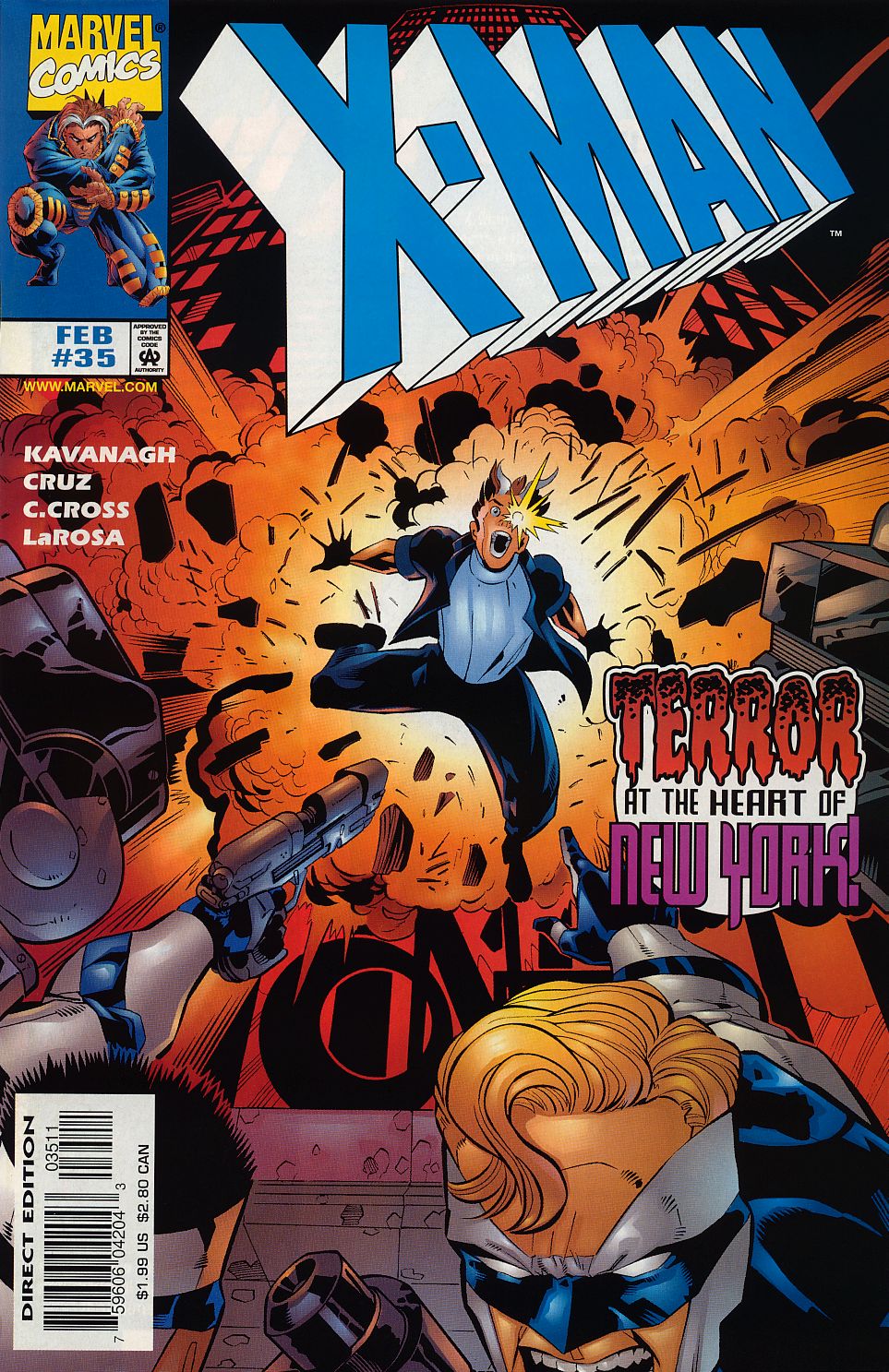 Read online X-Man comic -  Issue #35 - 1