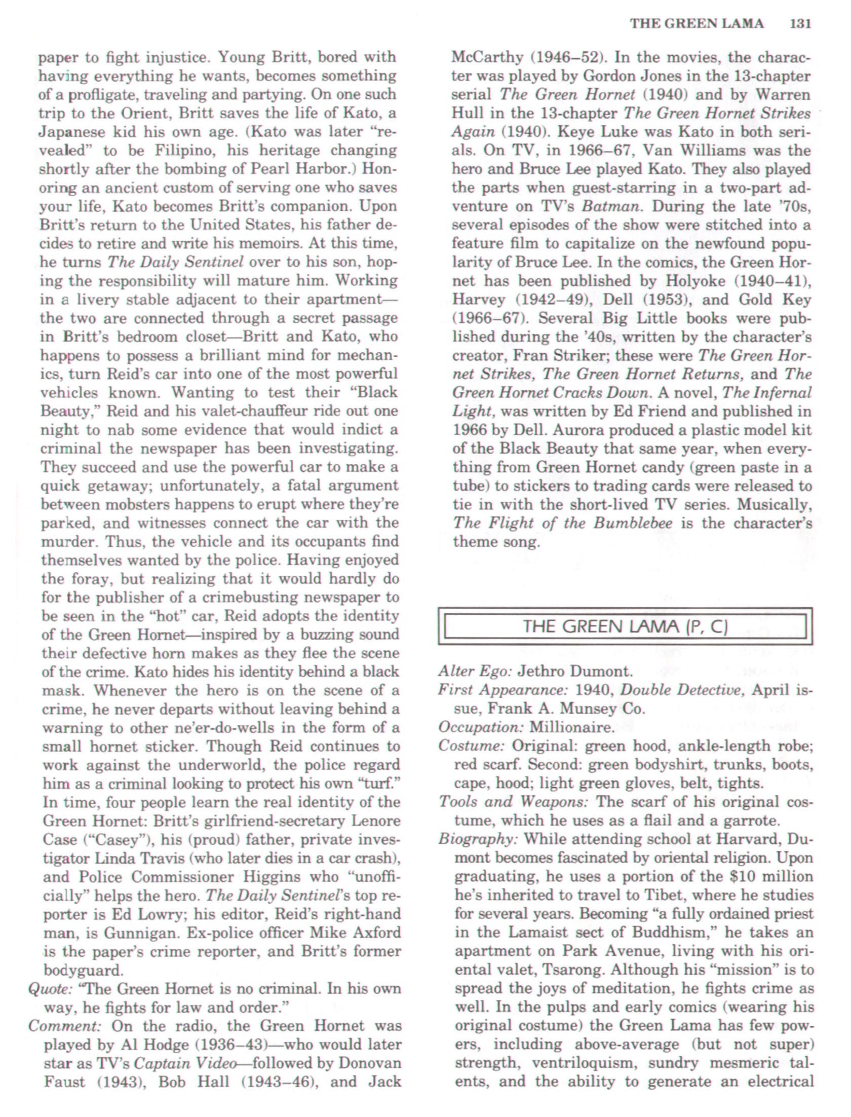 Read online The Encyclopedia of Superheroes comic -  Issue # TPB (Part 2) - 50