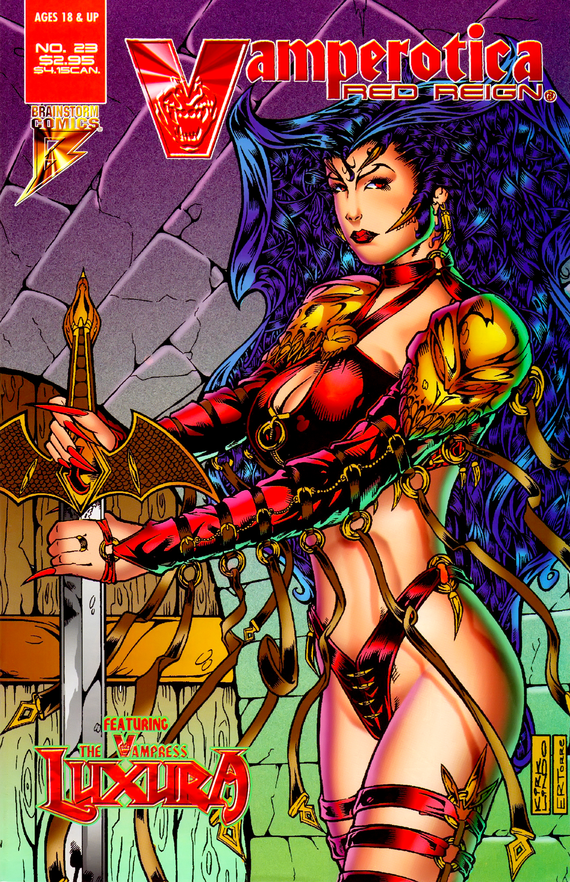 Read online Vamperotica comic -  Issue #23 - 1