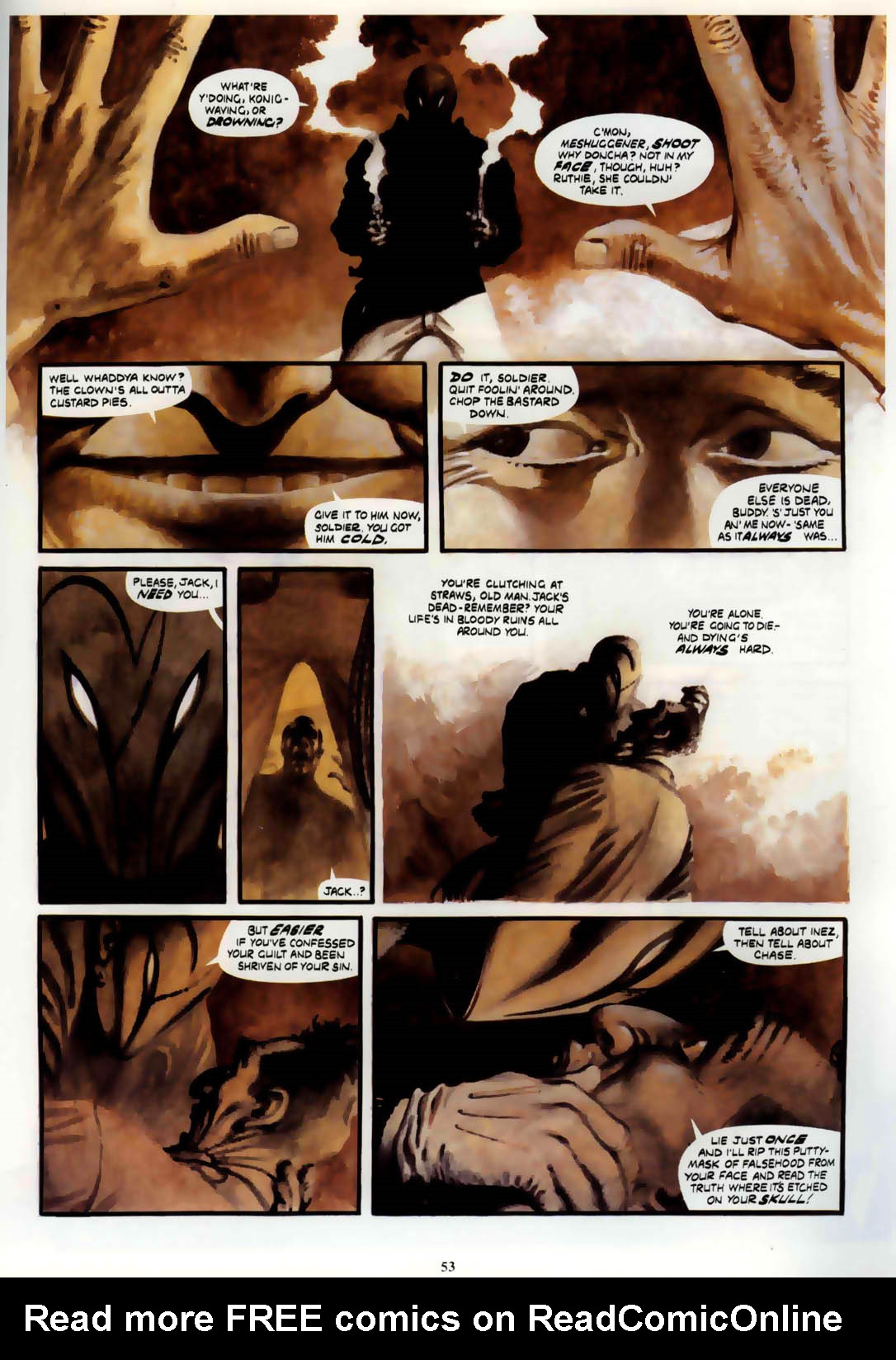 Read online Marvel Graphic Novel comic -  Issue #6 Night Raven - House of Cards - 52