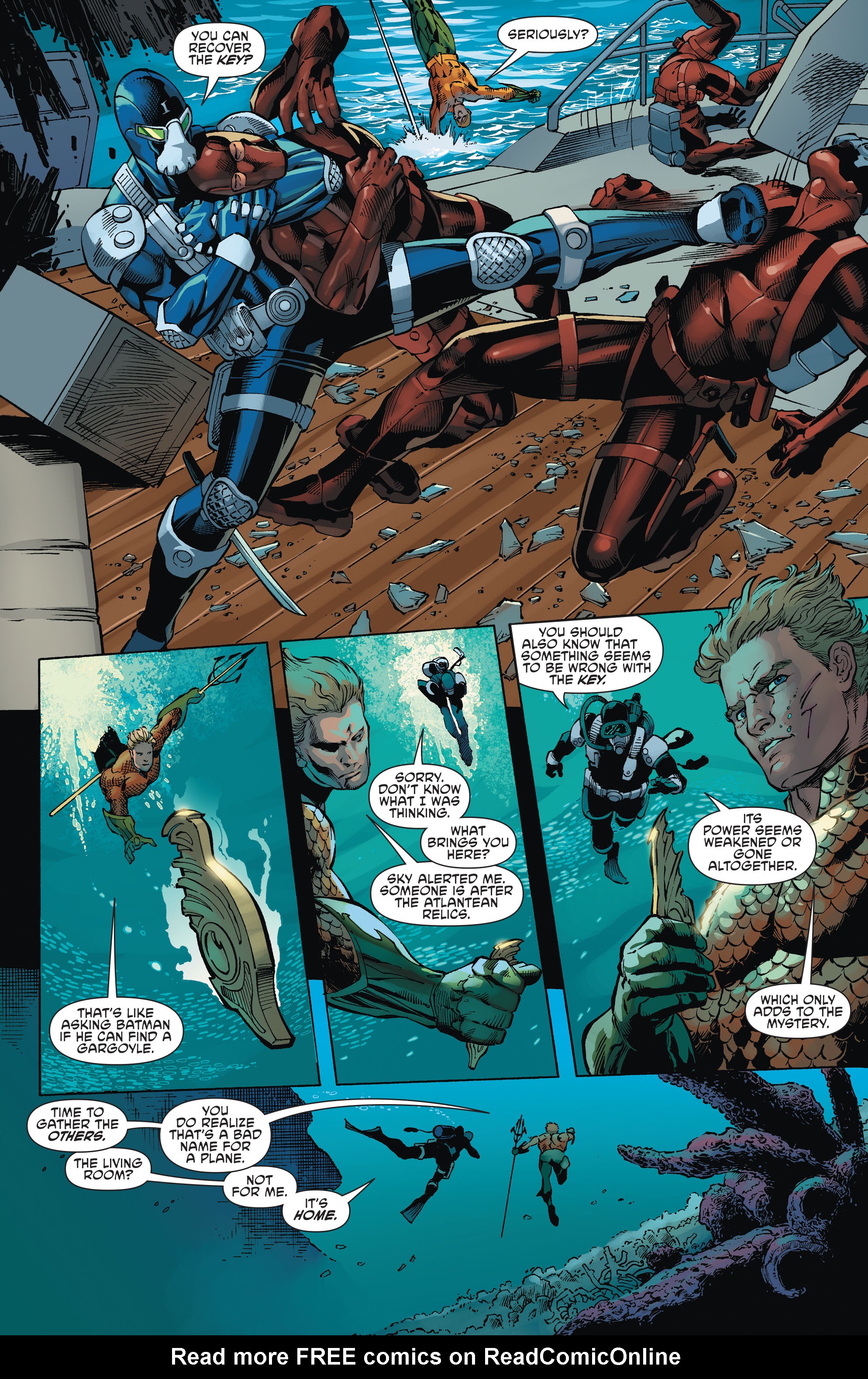 Read online Aquaman and the Others comic -  Issue #1 - 16